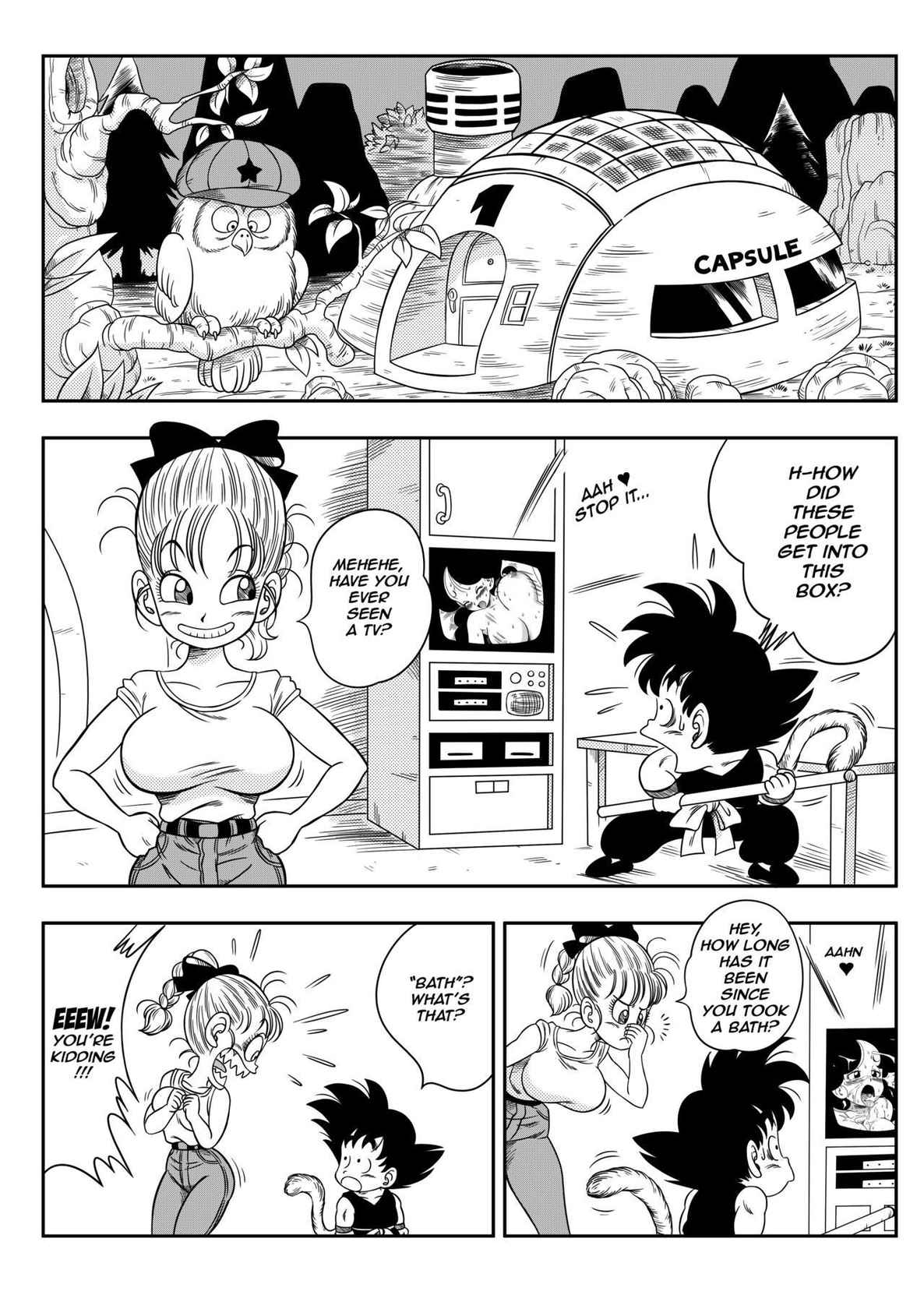 [Yamamoto] Episode 1 - Sex in the Bath (Dragon Ball) [English]