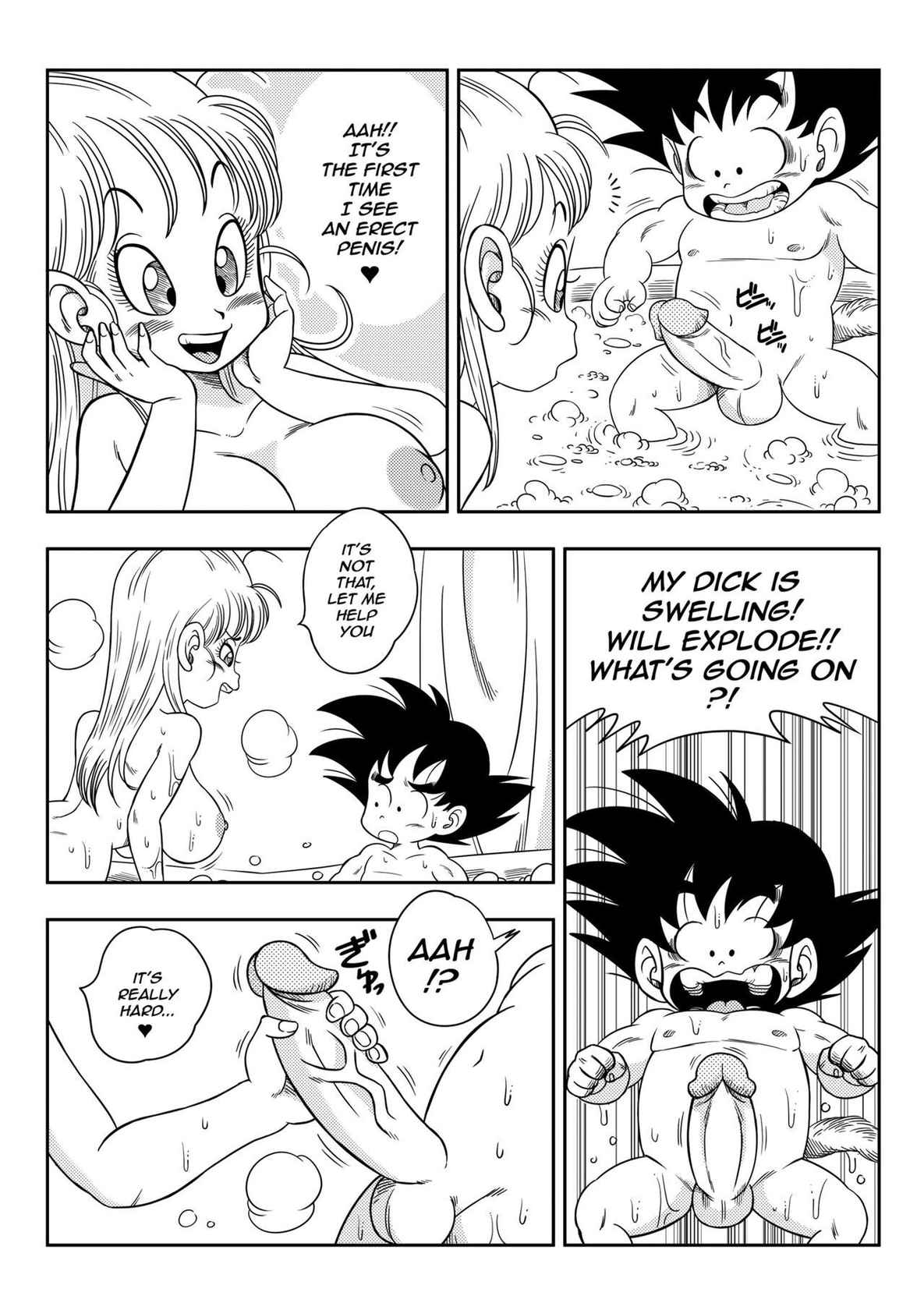 [Yamamoto] Episode 1 - Sex in the Bath (Dragon Ball) [English]