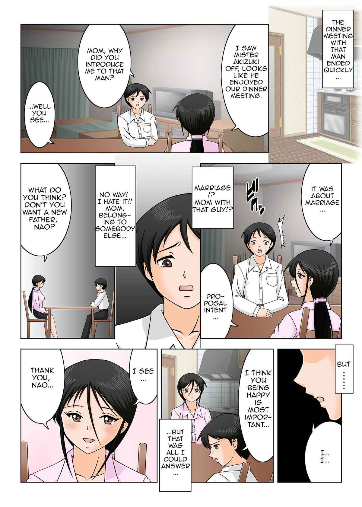 [Ura Muumuu Yakata (Dr. Muu)] Kekkon Shinaide Okaa-san|Don't Get Married Mom[English][Amoskandy]