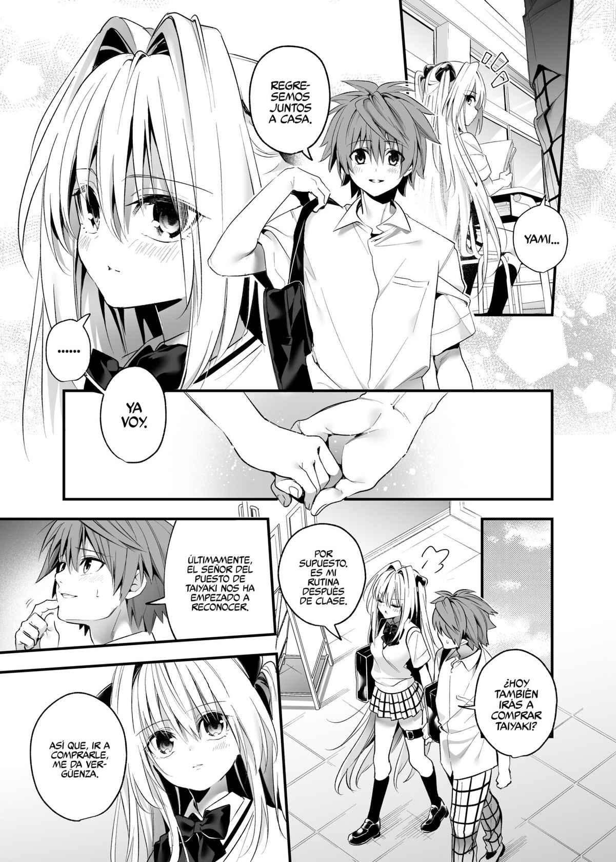 [Ringo no Naru Ki (Kise Itsuki)] Hajimete Namae de. (To LOVE-Ru) [Spanish] [Rakuen Translations] [Digital]