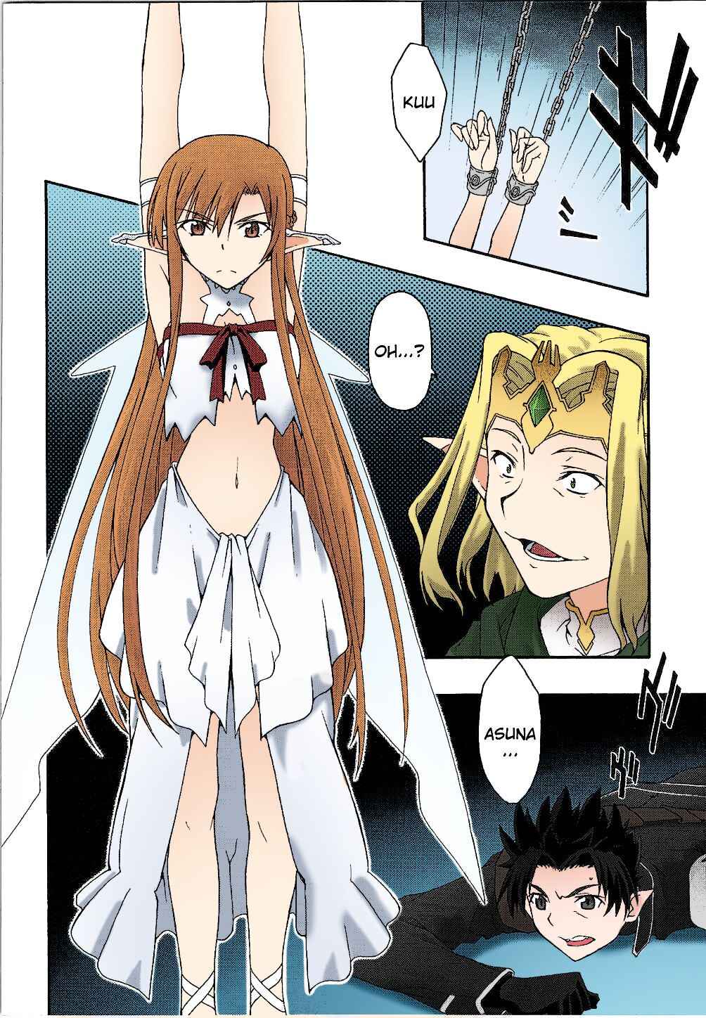 [sandglass (Uyuu Atsuno)] ochiru -asuna- (Sword Art Online) [English] {doujin-moe.us} [Colorized]