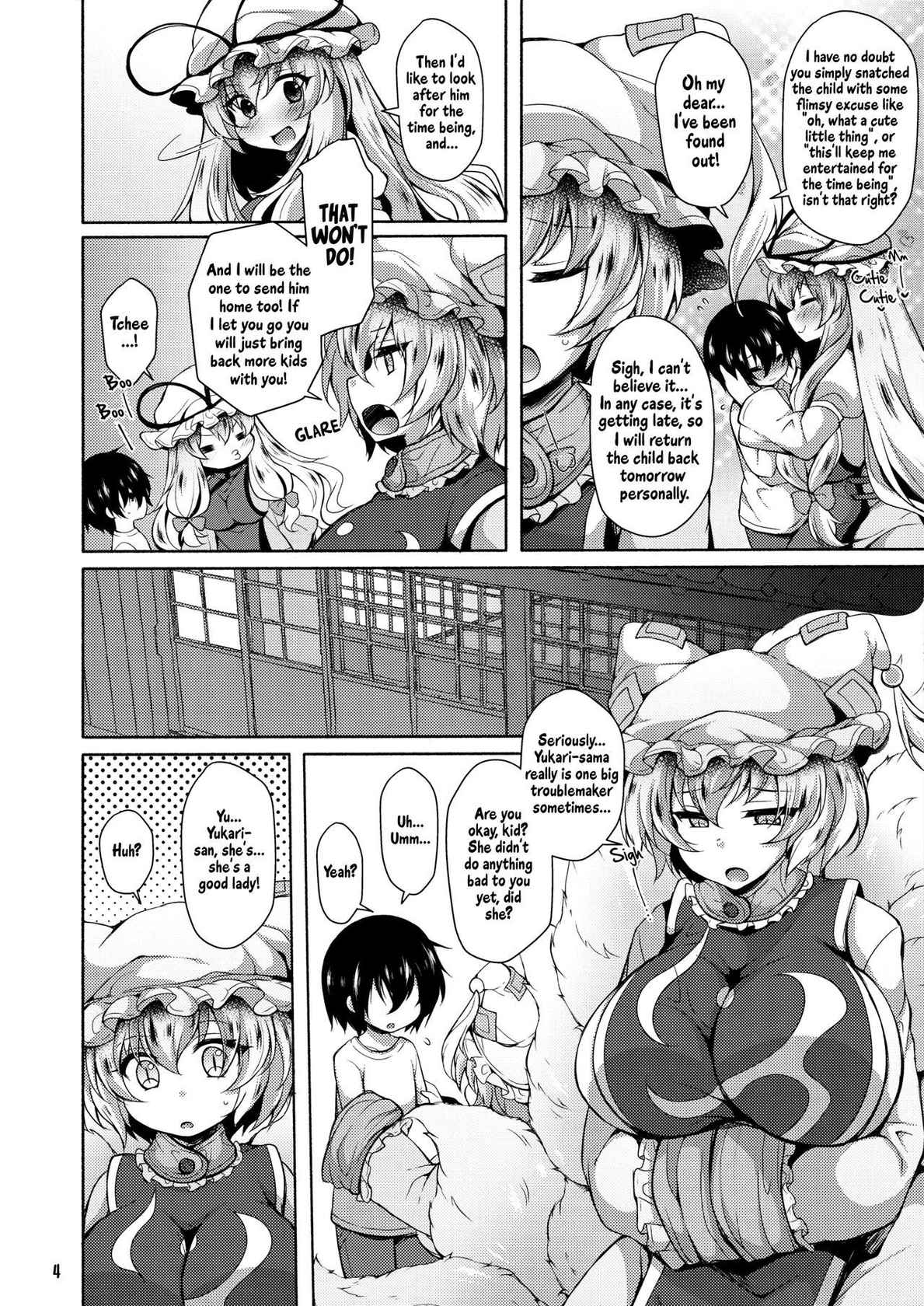 (Reitaisai 15) [Kimagure na Bakeneko (Jenigata)] Ran-sama datte Osewa Shita Shota ni Muchuu ni Natte Amaama Shitai | Even Ran-sama wants to get carried away and spoil the XX she's taking care of! (Touhou Project) [English] [Pedy]