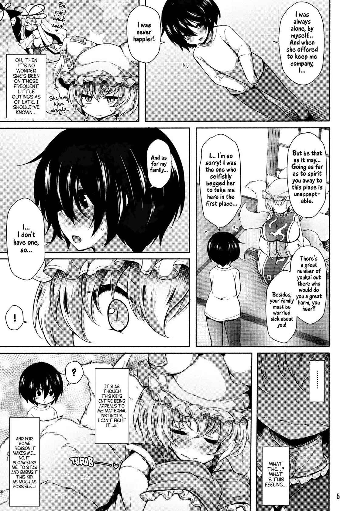 (Reitaisai 15) [Kimagure na Bakeneko (Jenigata)] Ran-sama datte Osewa Shita Shota ni Muchuu ni Natte Amaama Shitai | Even Ran-sama wants to get carried away and spoil the XX she's taking care of! (Touhou Project) [English] [Pedy]