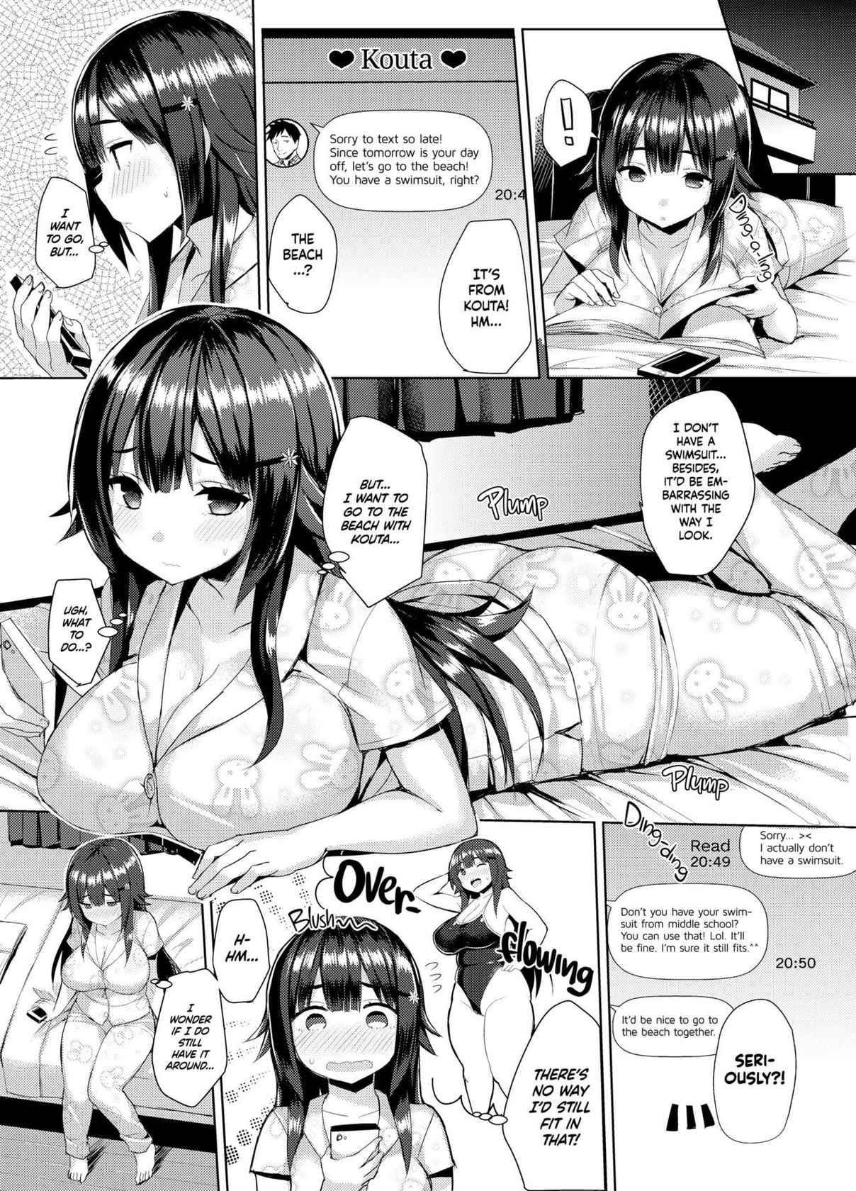 [Ichinomiya Yuu] Curvy Tales：Urge to NTR a Girlfriend in a School Swimsuit