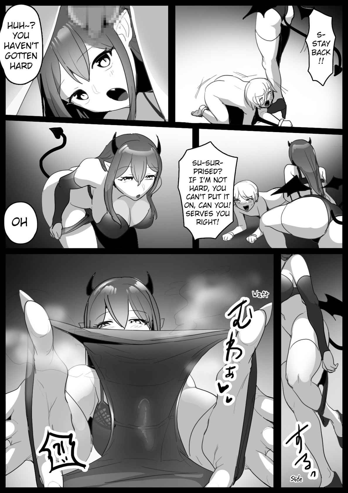 [Permission (Toppogi)] Sakubatsu ~Succubus Shimai ni Kachiku ni sarete Ochinchin o Shiborasechau Ohanashi~ | Sakubatsu ~Turned into Livestock and Getting our Penises Milked by Succubus Sisters~ (English) (Pangean)