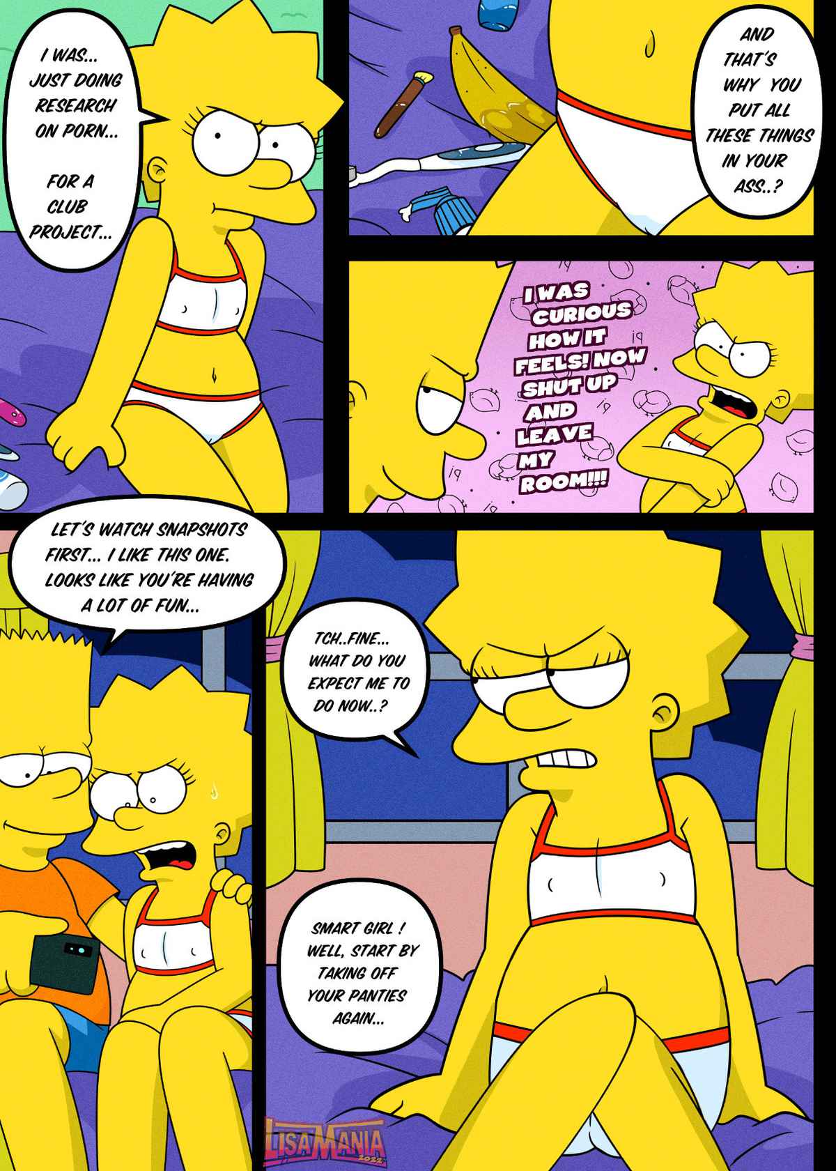 I don't need feminism because I love my big brother's dick (The Simpsons) (Animated)