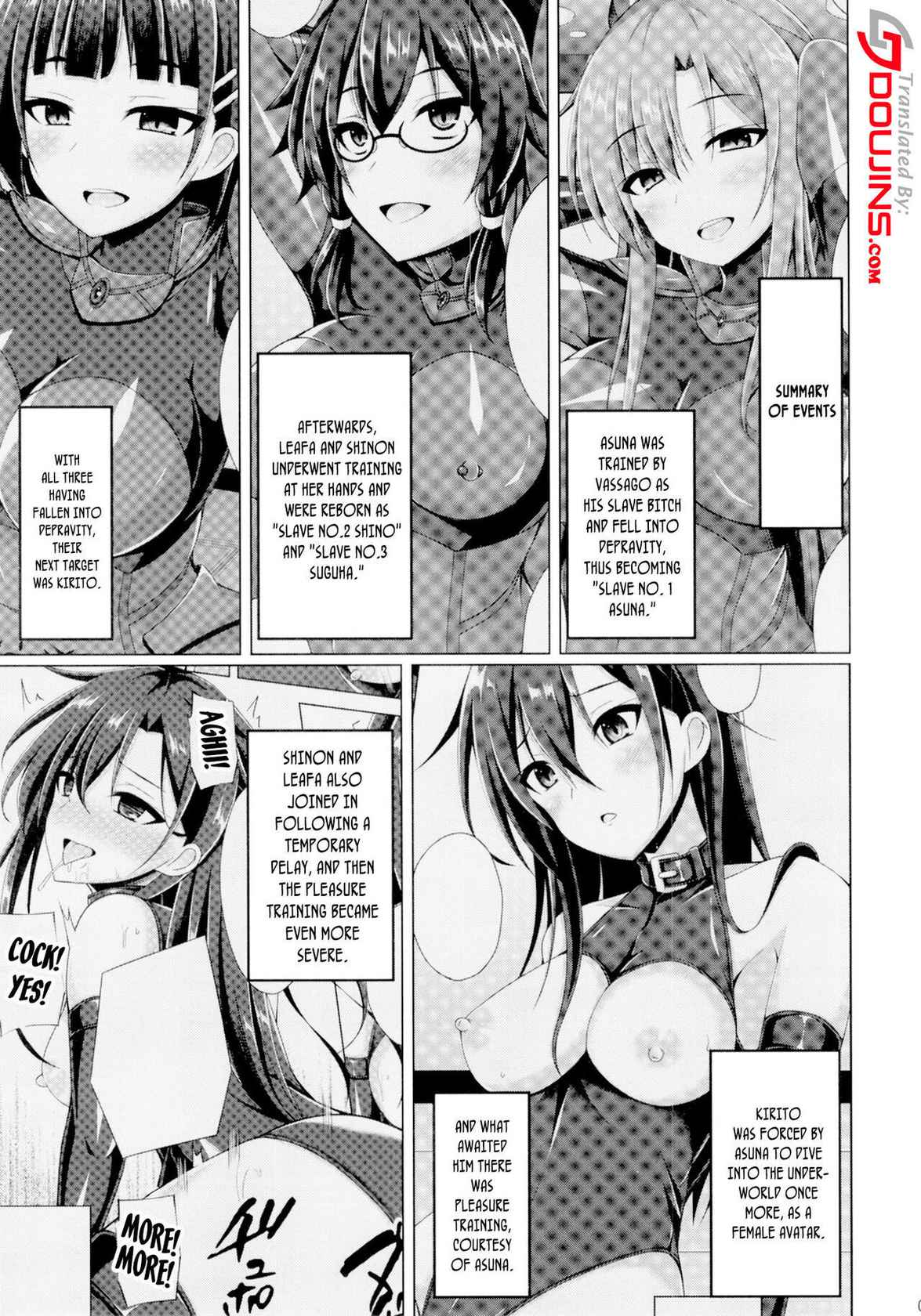 (COMIC1☆20) [Imitation Moon (Narumi Yuu)] Kanojo-tachi no Nichijou wa Mou Modoranai... | Their Normal Lives Can Never Return... (Sword Art Online) [English] {Doujins.com}