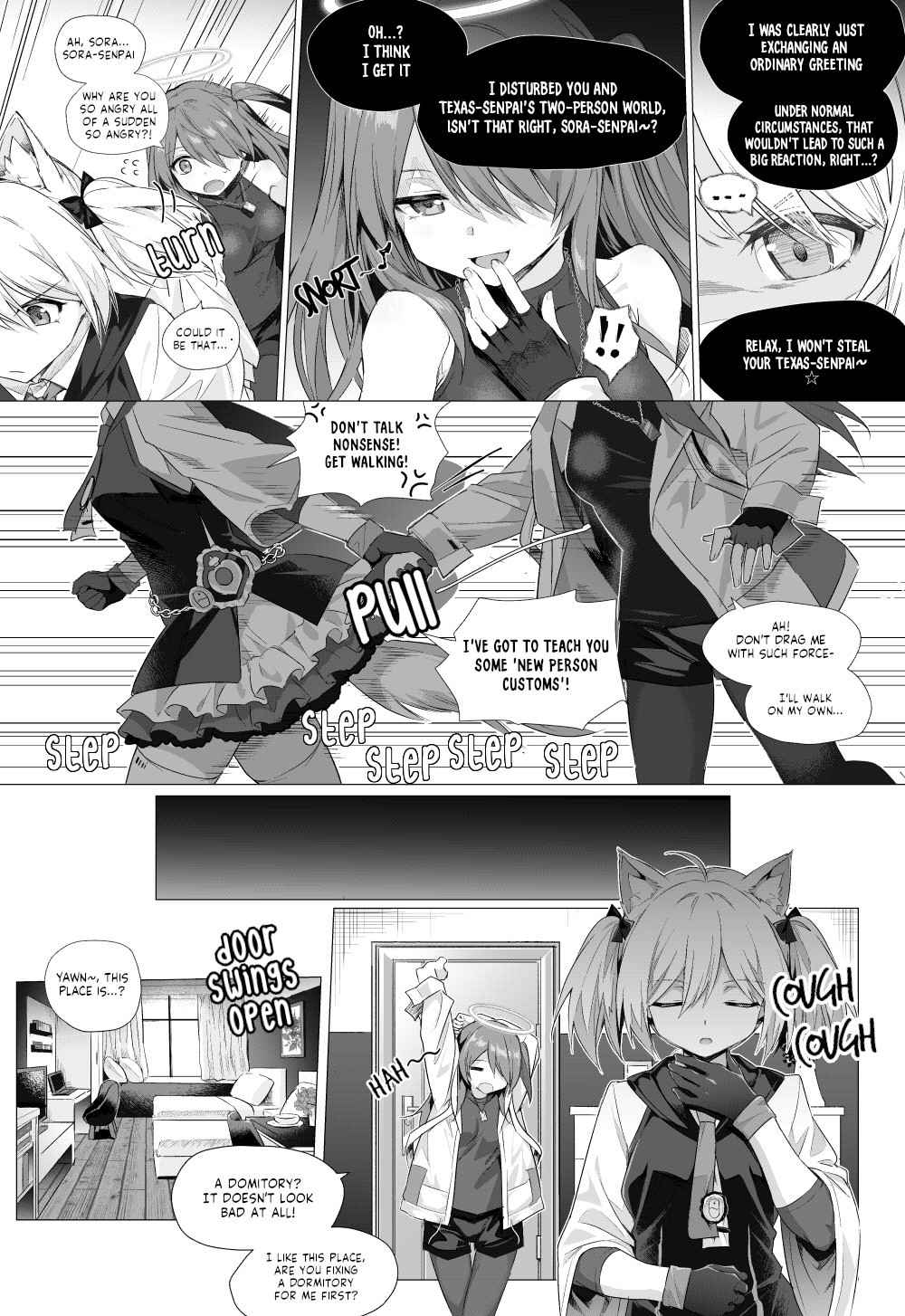 [Kataokasan] Futa SoraxExusiai Doujinshi [English] [Stargazer]