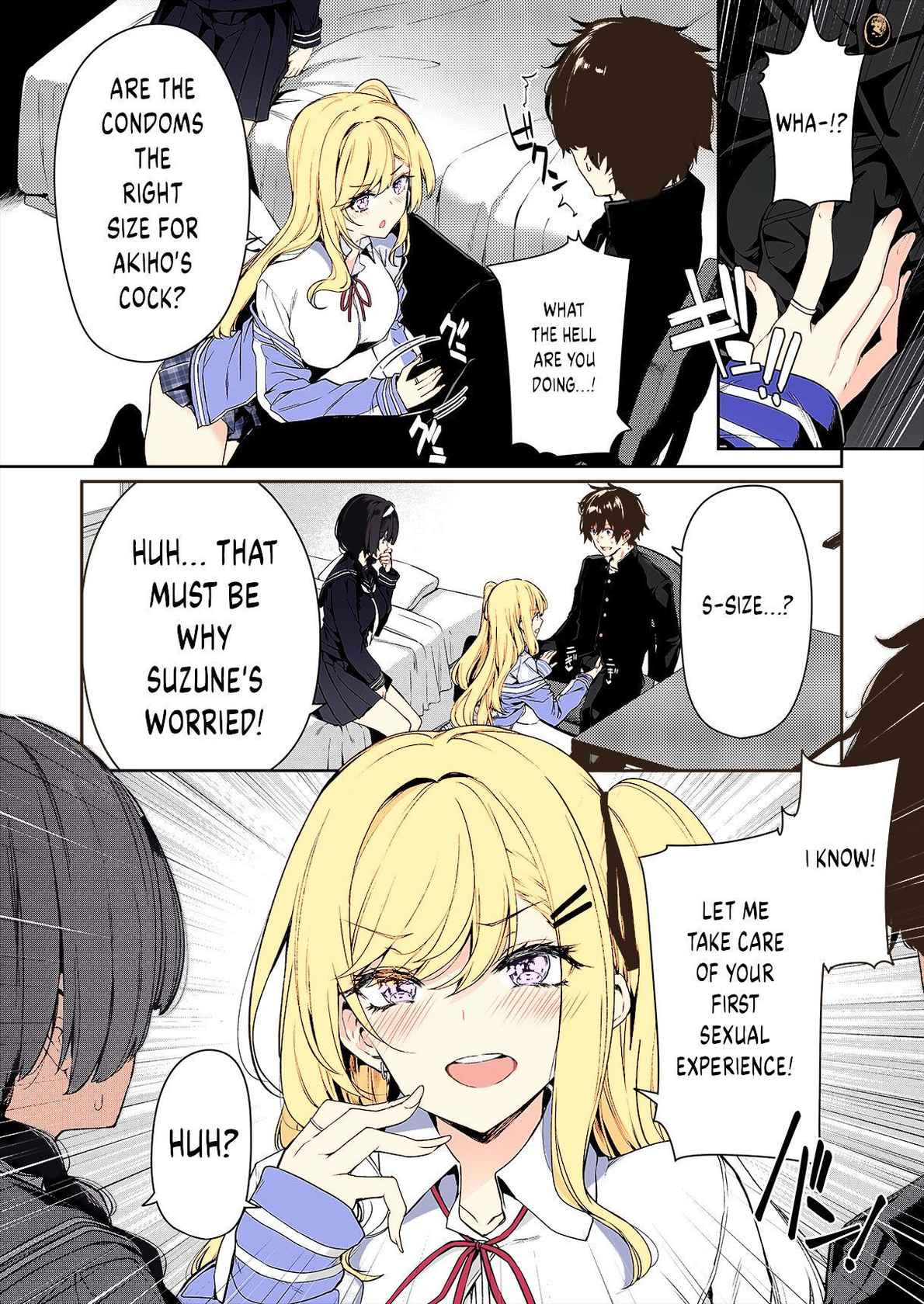 [Bottle Ship Bottler (Kazakura)] InCha Couple ga You Gal-tachi to SEX Training Suru Hanashi [English] {akanameTL} [Colorized]