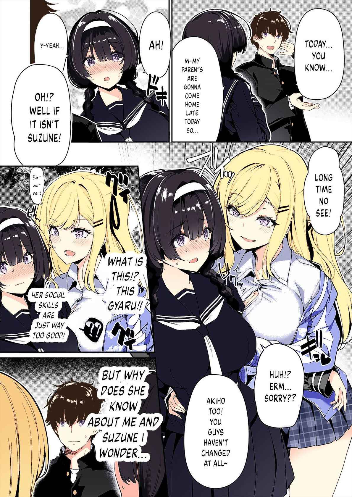 [Bottle Ship Bottler (Kazakura)] InCha Couple ga You Gal-tachi to SEX Training Suru Hanashi [English] {akanameTL} [Colorized]