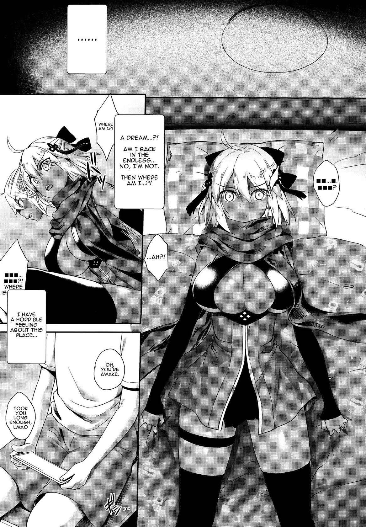 (C96) [Yakiniku Tabetai (Derauea)] Okita Alter no Tanezuke Shuukai (Fate/Grand Order) [English] [Darg777]