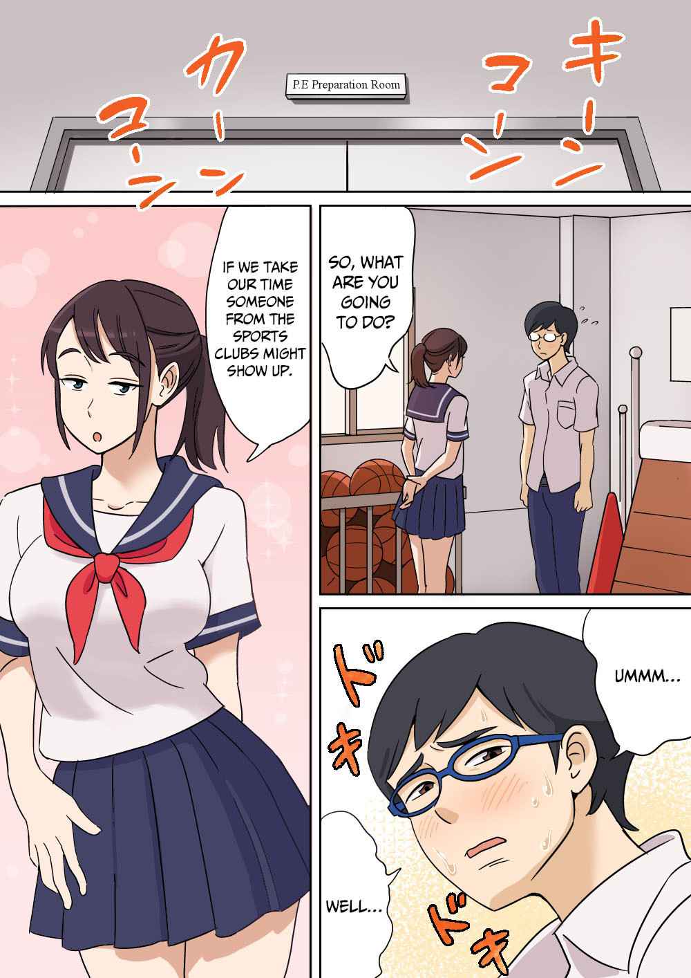 [Alps1mando] Taiiku Souko Muchimuchi Koushou | Having Sex With a Thick Girl In the PE Storehouse [English] {Doujins.com}