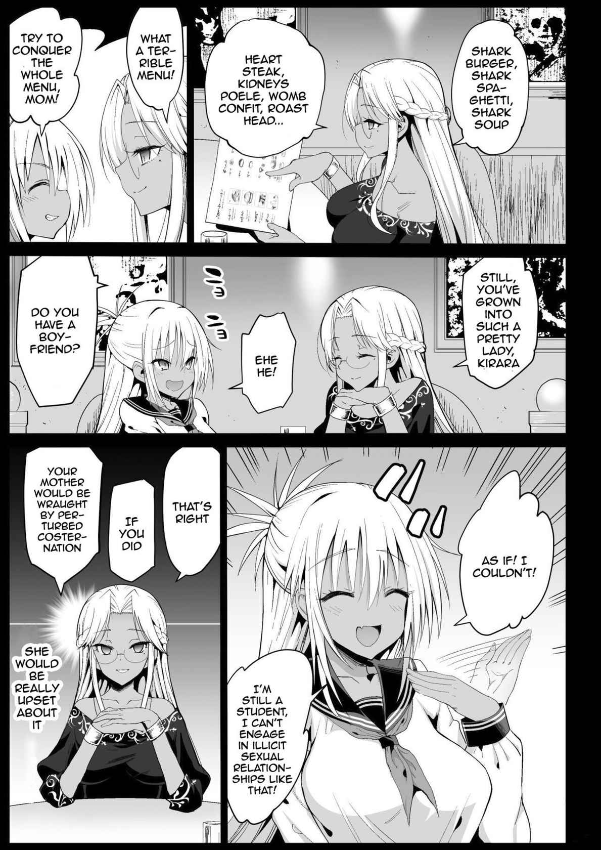 [Eromazun (Ma-kurou)] Kyousei Enkou 5 ~Kuro Gal JK o Kane de Dakitai~ | Forced Schoolgirl Prostitution 5 - ~I Want To Pay These Dark Skinned Schoolgirls To Fuck [English] {Doujins.com} [Digital]