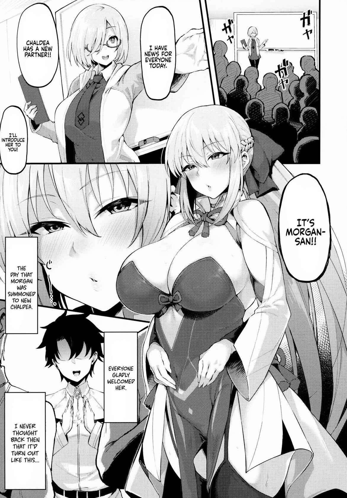 (C100) [Nazunasoft (Katsura Harufumi)] Icha Love Amaama Morgan-sama | Sweet Lovey-dovey Morgan-sama (Fate/Grand Order) [English] [Coffedrug]