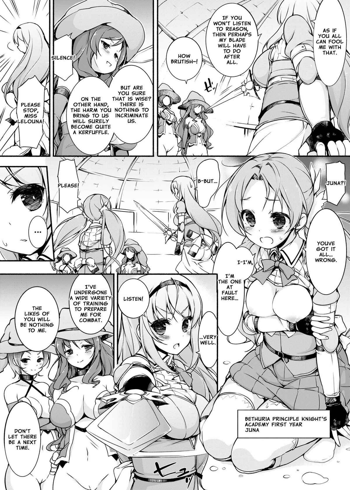 [Massaratou (Motomushi)] Onna Kishi Sei Ruruna ~Kishi Mahou Gakuen Intan~ | Maiden Knight Lilouna ~The Degenerate Knight-Mage Academy Feud~ [Digital]