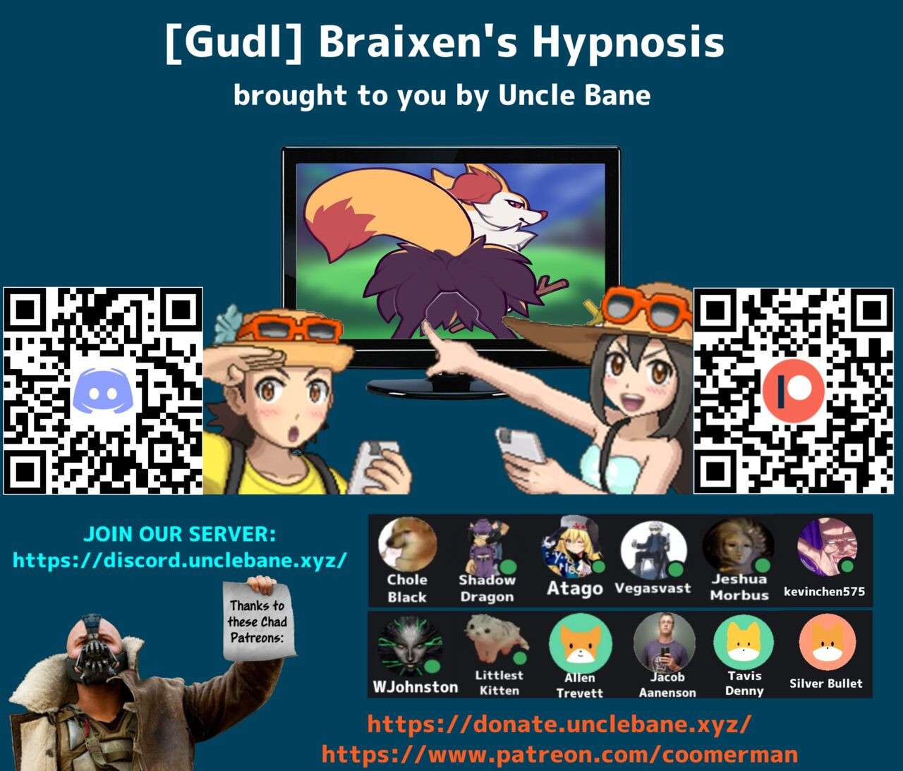 [Gudl] Braixen's Hypnosis (Pokemon) [English] [Uncle Bane]