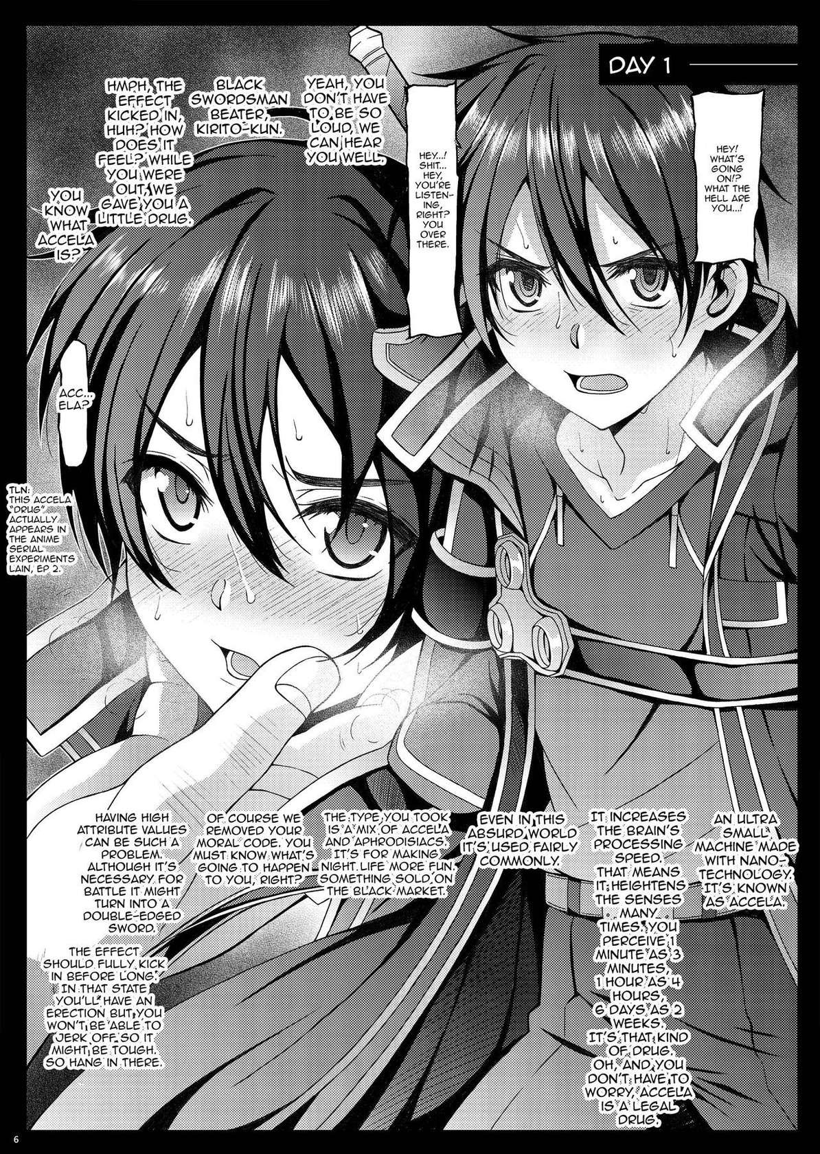 [InkStone (Amami Ryouko)] Kuro no Kenshi Ryoujoku (Sword Art Online) [English]