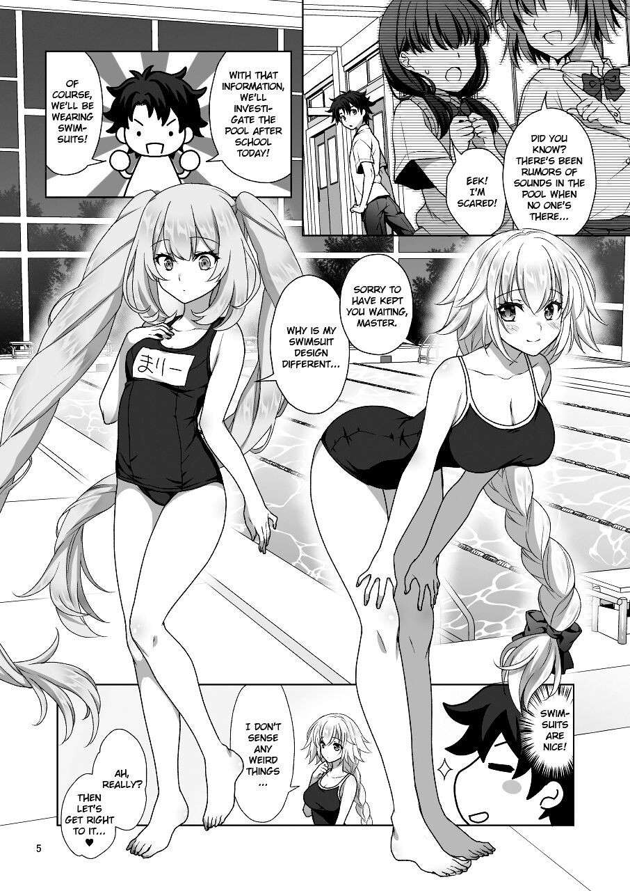 [Marimo-ya (Mori Marimo)] Jeanne & Marie Sukumizu H Shimakuru Hon | A Book About Jeanne's & Maries's School Swimsuits (Fate/Grand Order) [Digital] [English] [Hikura Scans]