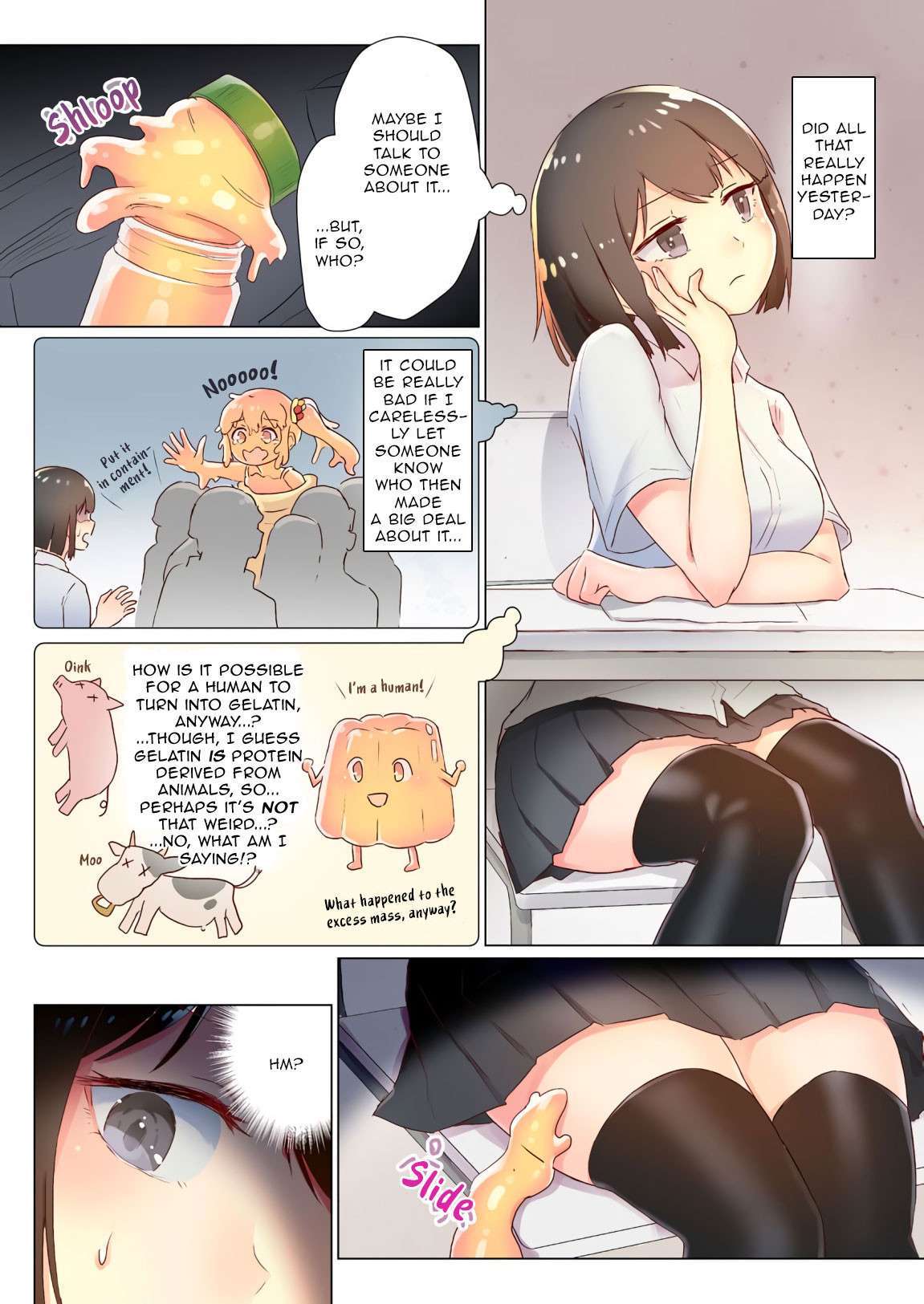 [ifpark] Senpai, Watashi o Tabete kudasai ~Jelly-ka Shoujo to Toromitsu Ecchi~ (Part 2) | Eat me, Senpai! ~The Gelatin Girl and the Thick, Lewd Nectar~ [English] [Aganon]