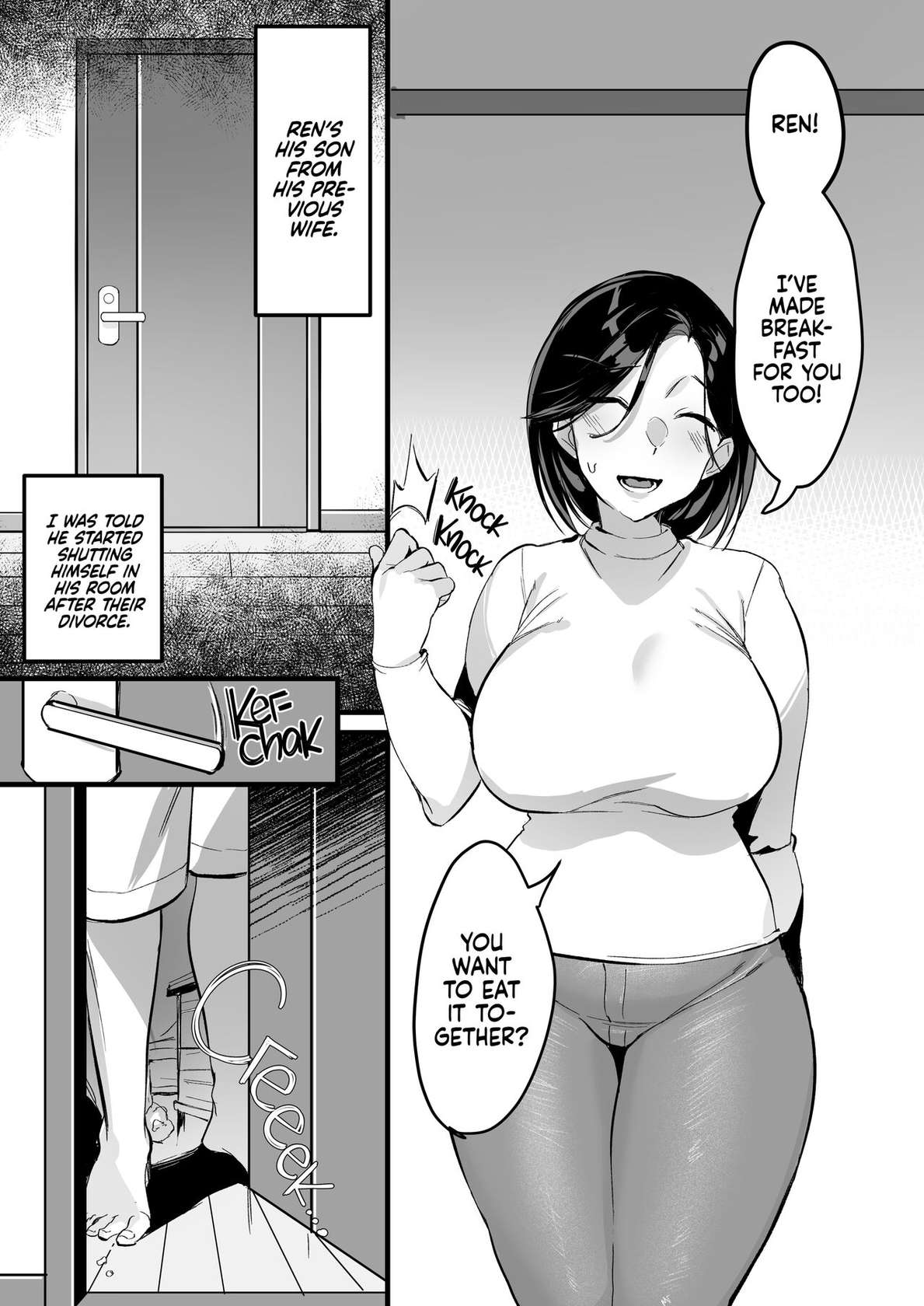 [Hatake no Oniku (Minamoto)] Batsuichi Komochi Zenpen | Divorced with a Child Part 1 [English] {2d-market.com} [Decensored] [Digital]