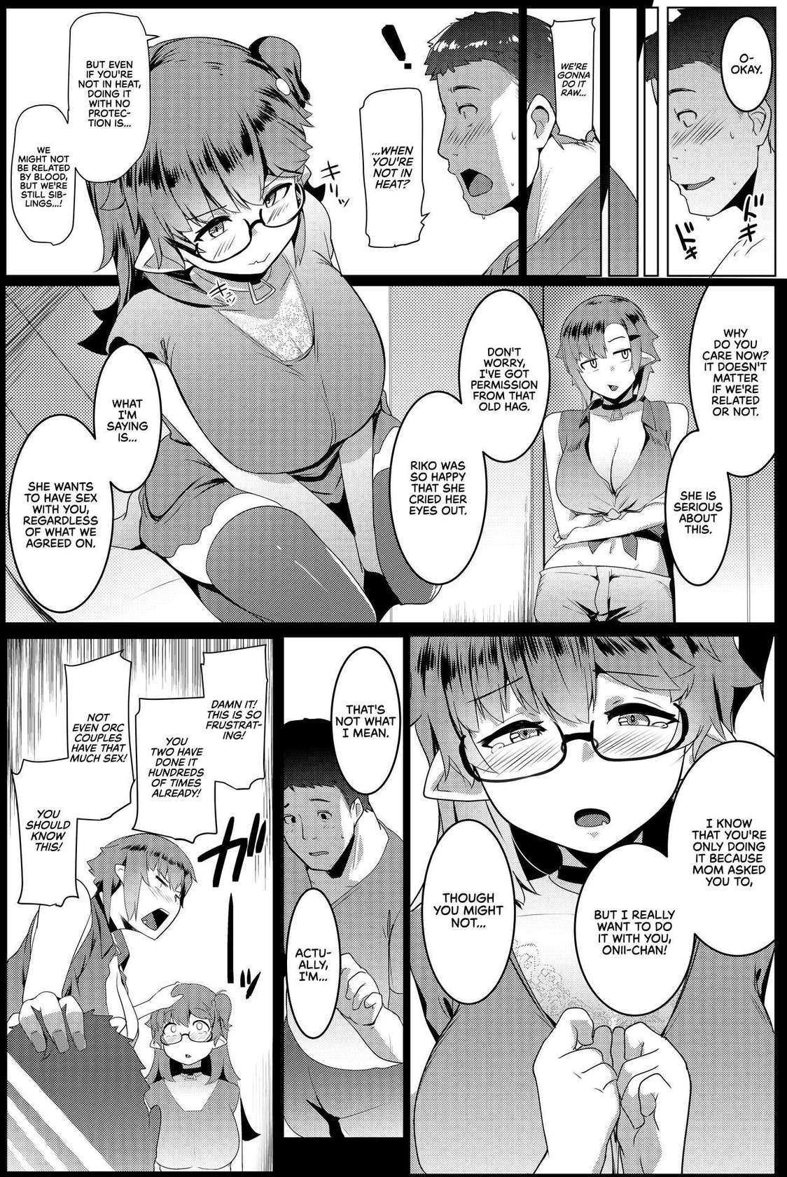 [Hitsuji Kikaku (Muneshiro)] Imouto wa Mesu Orc 5 | My Little Sisters are Slutty Orcs 5 [English] {RedLantern} [Digital]