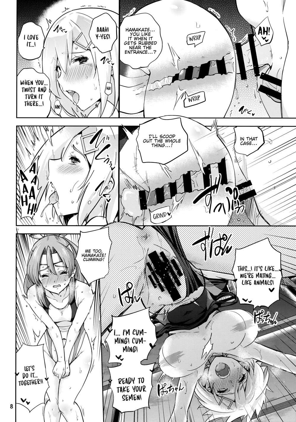 Zuihou And Hamakaze In Racing Swimsuits [Oneshot]