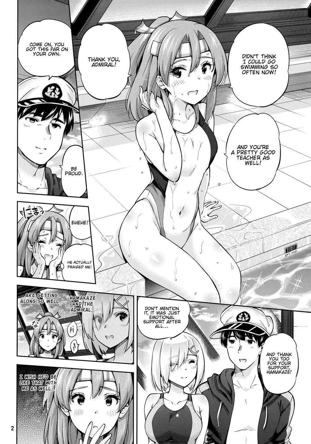 Zuihou And Hamakaze In Racing Swimsuits [Oneshot]