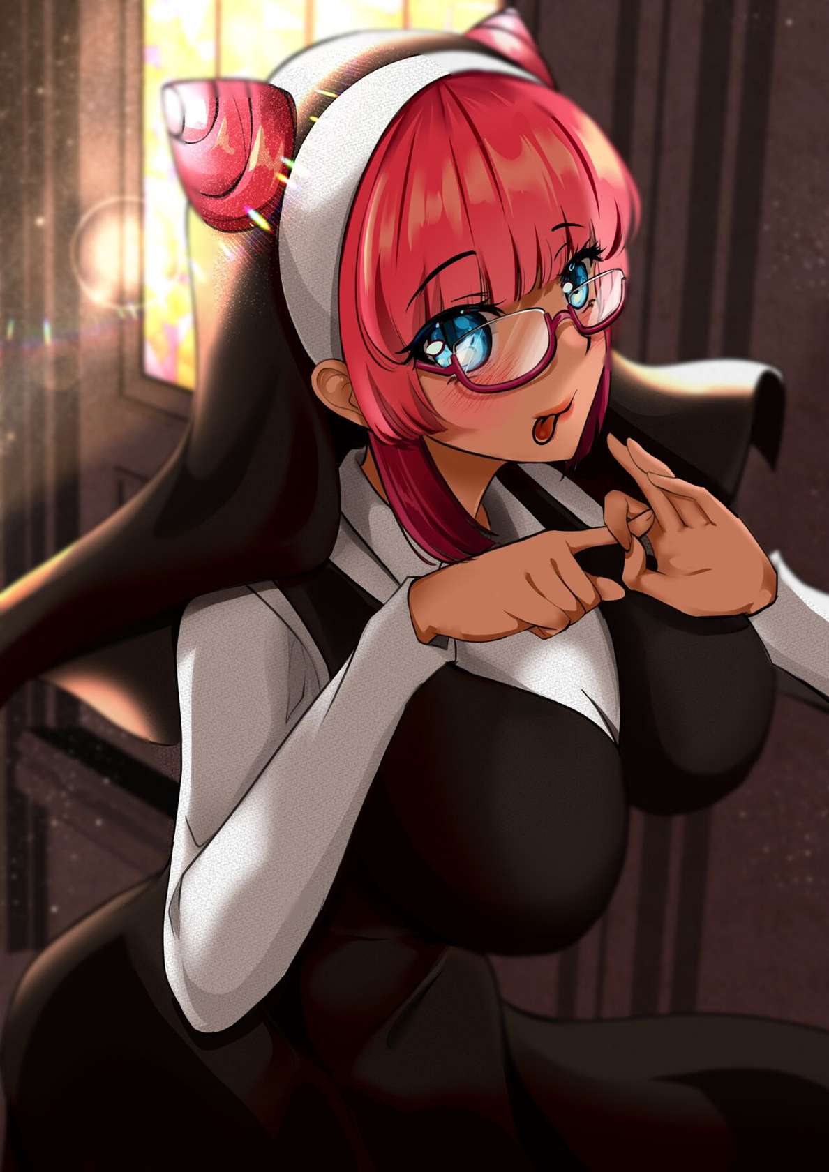 [Artist: puchik0] The Retarded Nun made me sign up on a different Religion