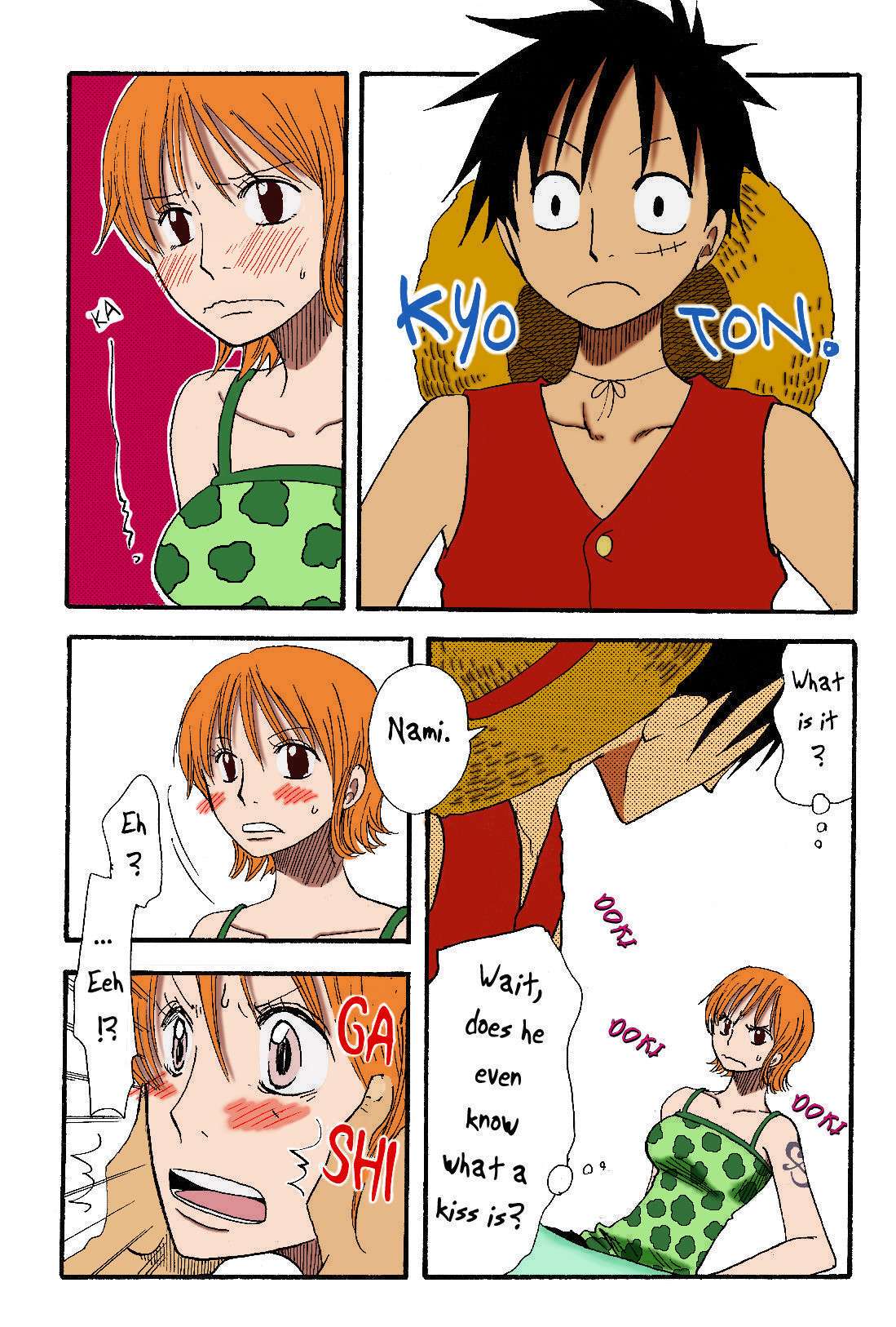 [CHANNEL KING (Fujisaki Kazuko)] Dakishimetara Kiss o Shiyou. (One Piece) [English] [Colorized]