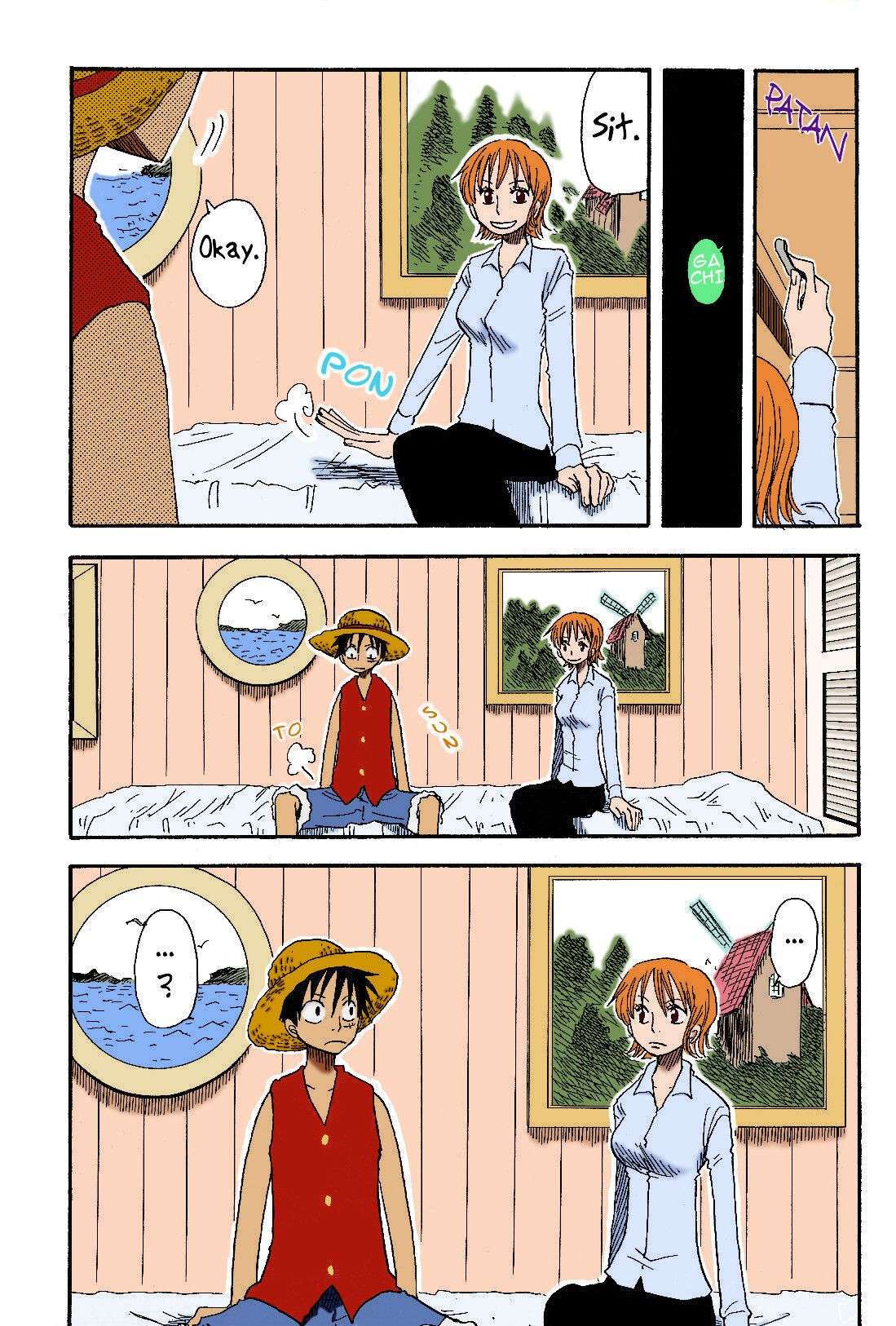 [CHANNEL KING (Fujisaki Kazuko)] Dakishimetara Kiss o Shiyou. (One Piece) [English] [Colorized]