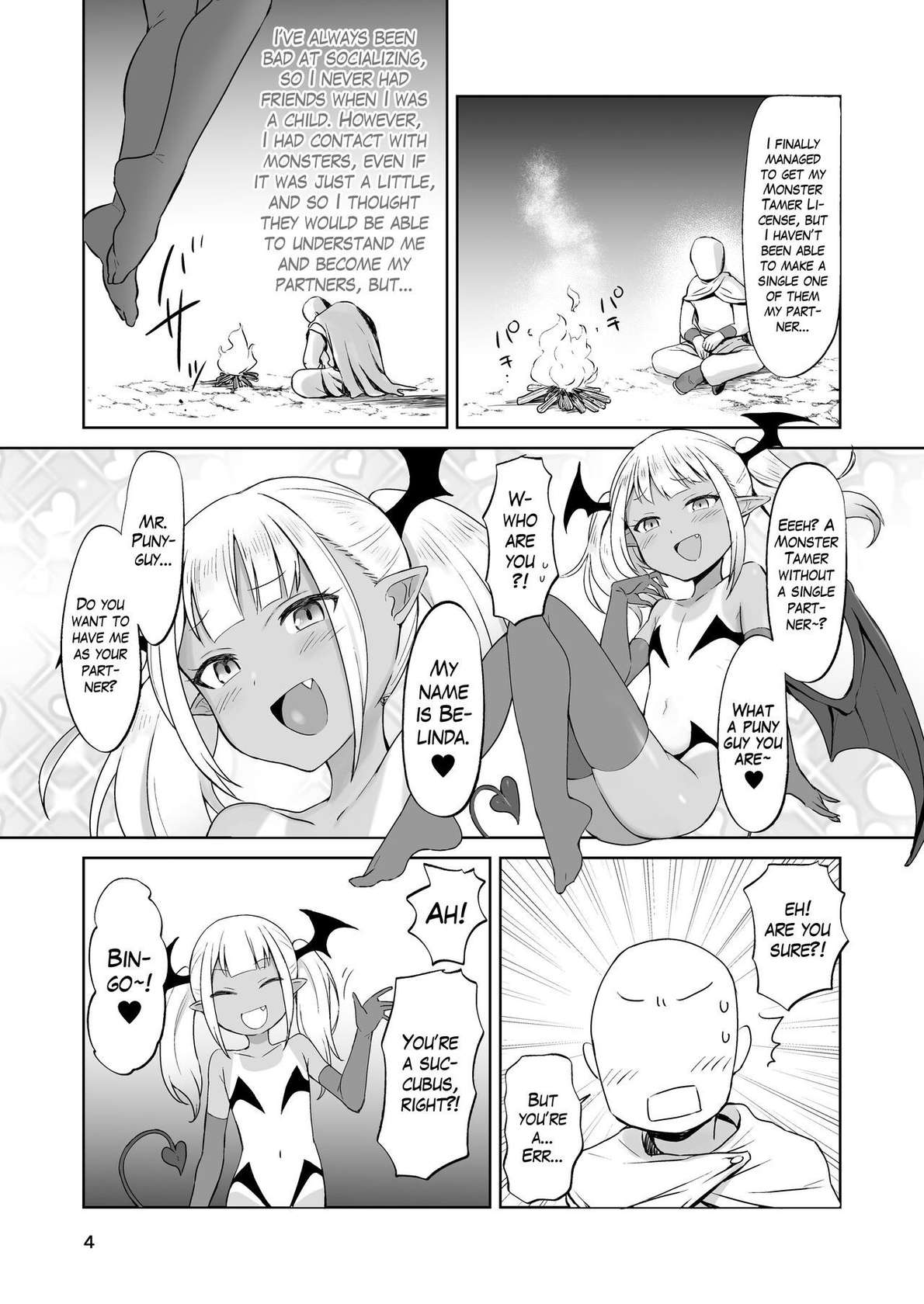 [ELEPHANT.GIRAFFE (konboi)] MSGK Succubus ga Nakama ni Shite Hoshisou ni Kochira o Miteiru - The MSGK succubus is looking at you as if she wants to be your mate. {Tanlines Version} [English] [The Blavatsky Project] [Digital]