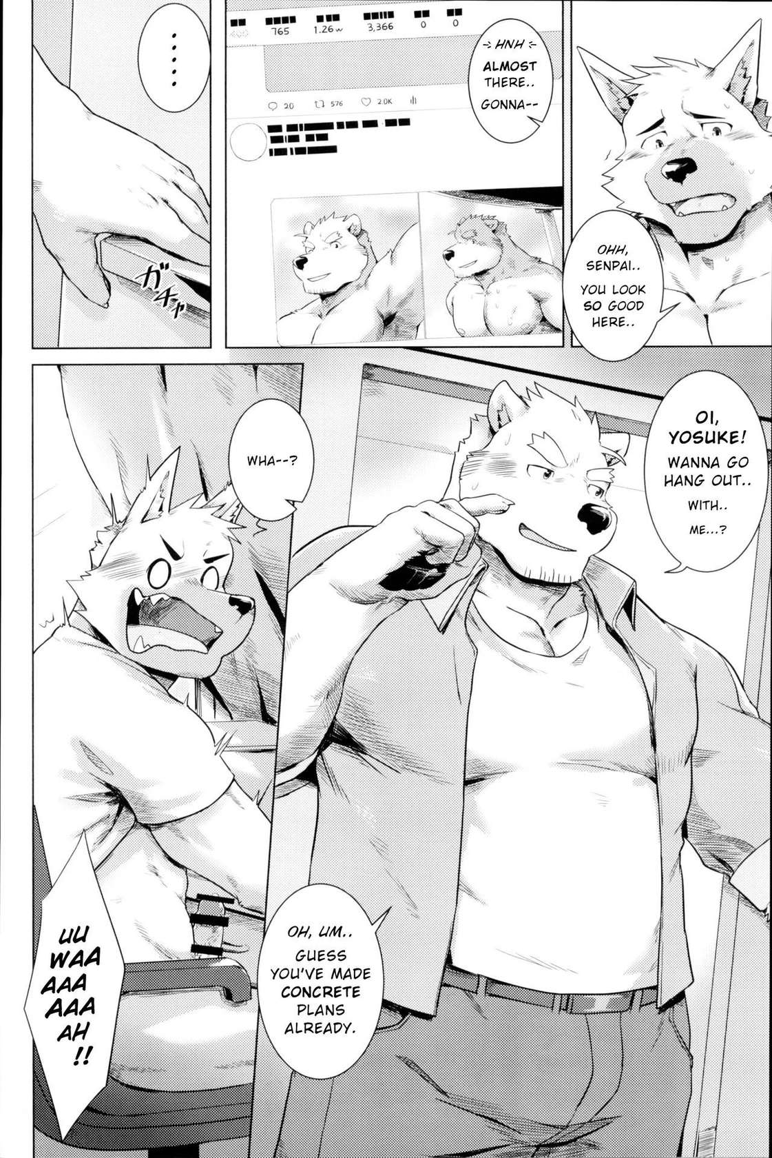 (Kemoket 9.5) [Mitsuwa Building (Taki Kaze)] HAPPY VALENTINE'S (Otoko Matsuri Bangaigou featuring TKA) [English]