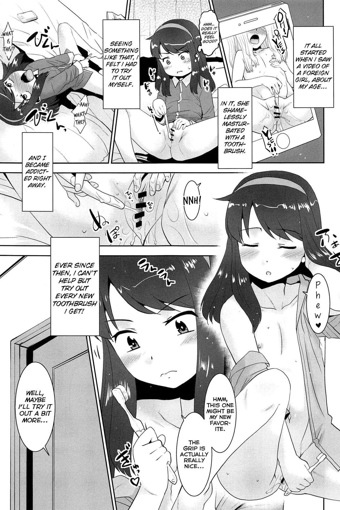 [T.4.P (Nekogen)] Watashi wa Haburashi wo Miru to Onani Sezu ni wa Irarenai kei Joshi desu | The girl who can't help wanting to masturbate when she sees a new toothbrush [English] [Charles210]