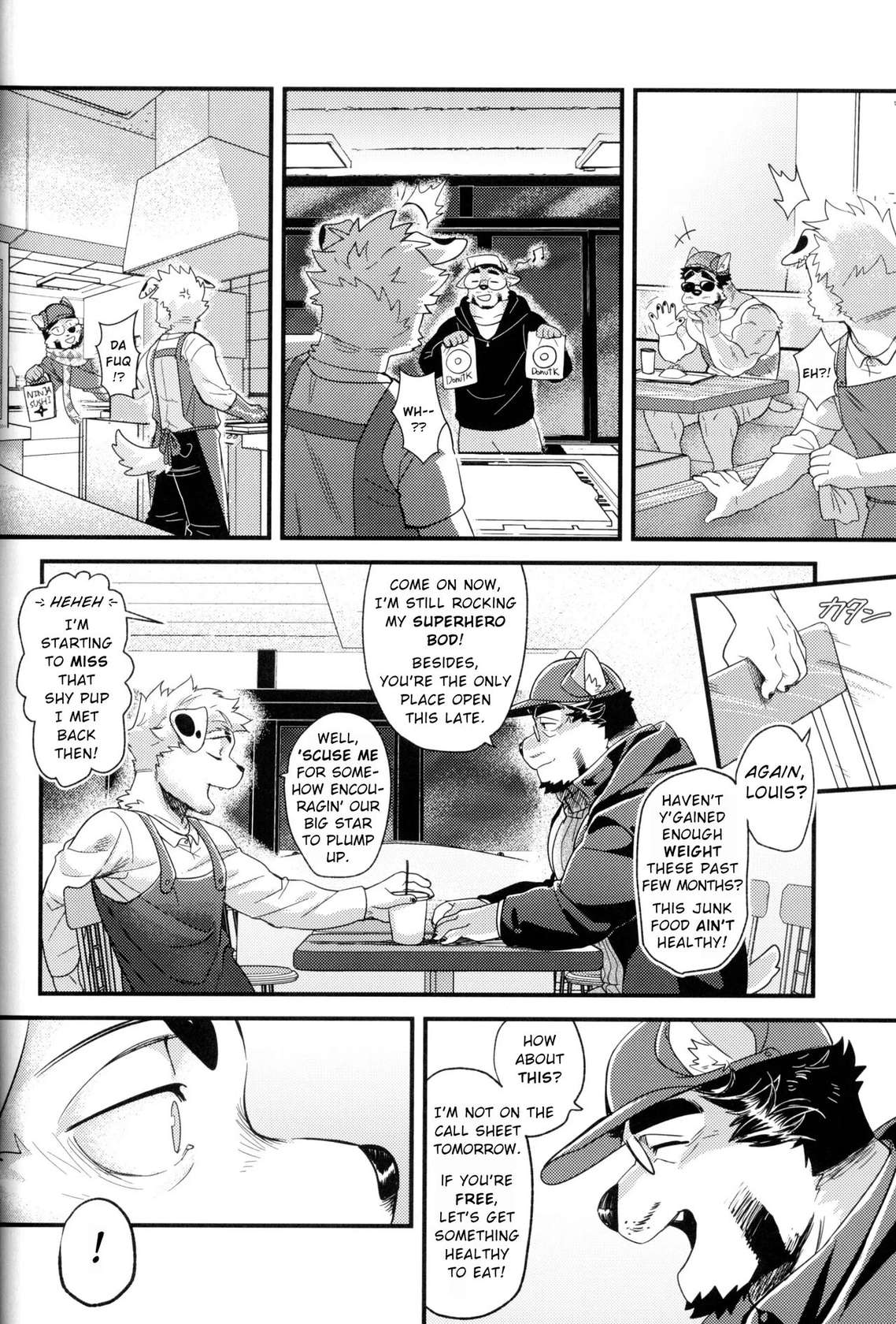 (Kemoket 9.5) [Mitsuwa Building (Nviek5)] MY HERO (Otoko Matsuri Bangaigou featuring TKA) [English]