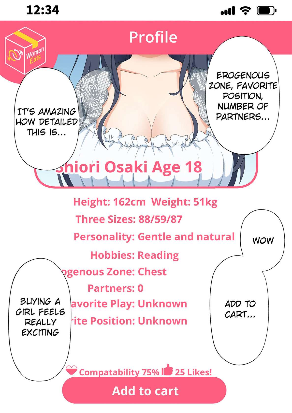 [Tawawa Delivery] Woman Eats ~Yume no Bishoujo Takuhai Appli~ | Woman Eats ~Beautiful Dream Girl Delivery App~ + Bonus FANTIA Comic [English]