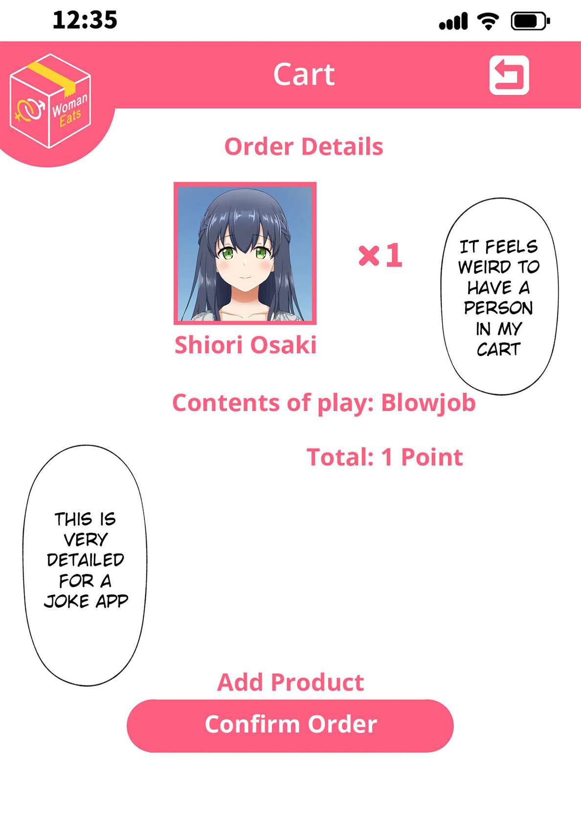 [Tawawa Delivery] Woman Eats ~Yume no Bishoujo Takuhai Appli~ | Woman Eats ~Beautiful Dream Girl Delivery App~ + Bonus FANTIA Comic [English]