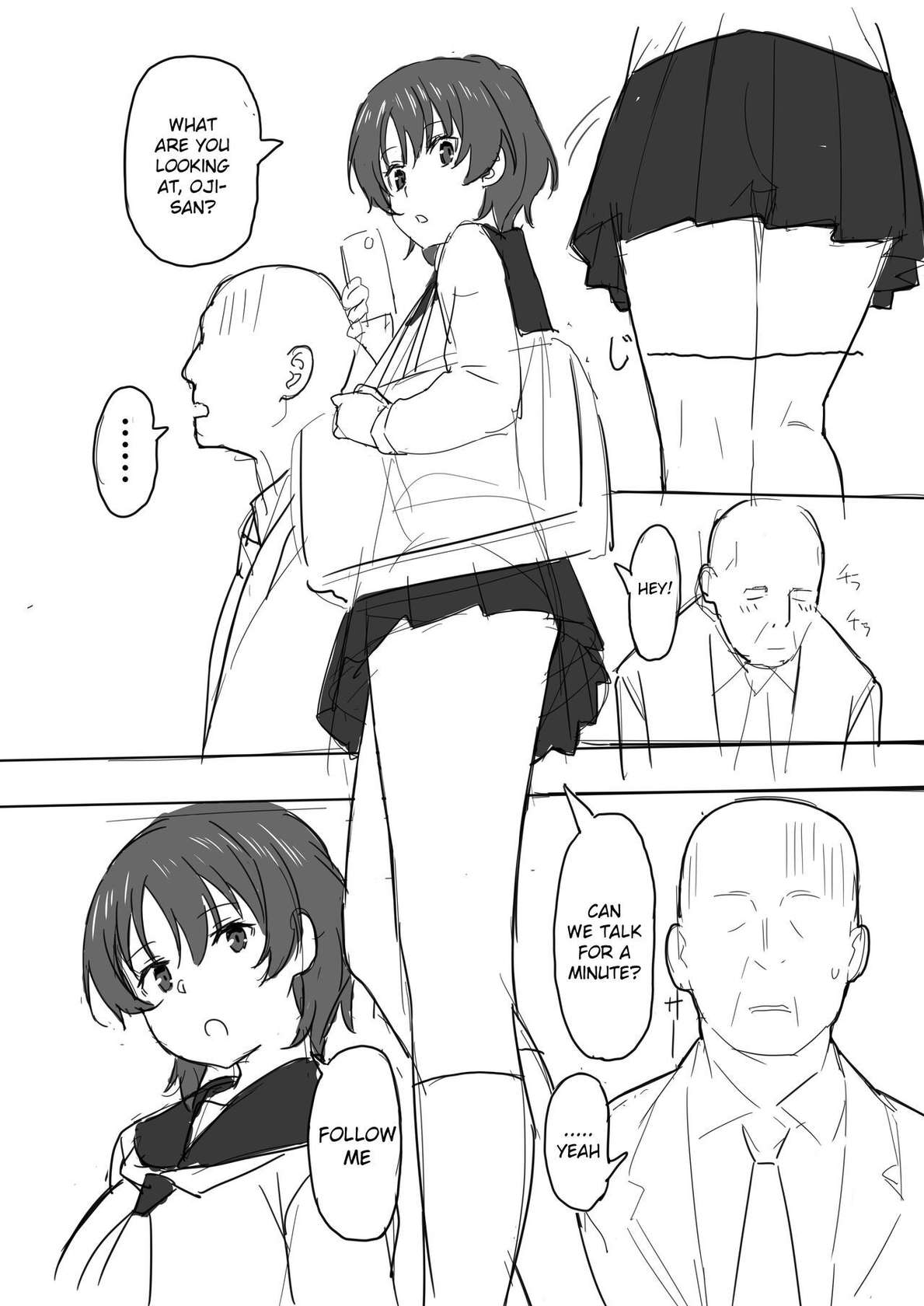 (C99) [Kamagabuchi (Hatanaka)] Schoolgirl and Old Man [English] [Gagak_Ireng]