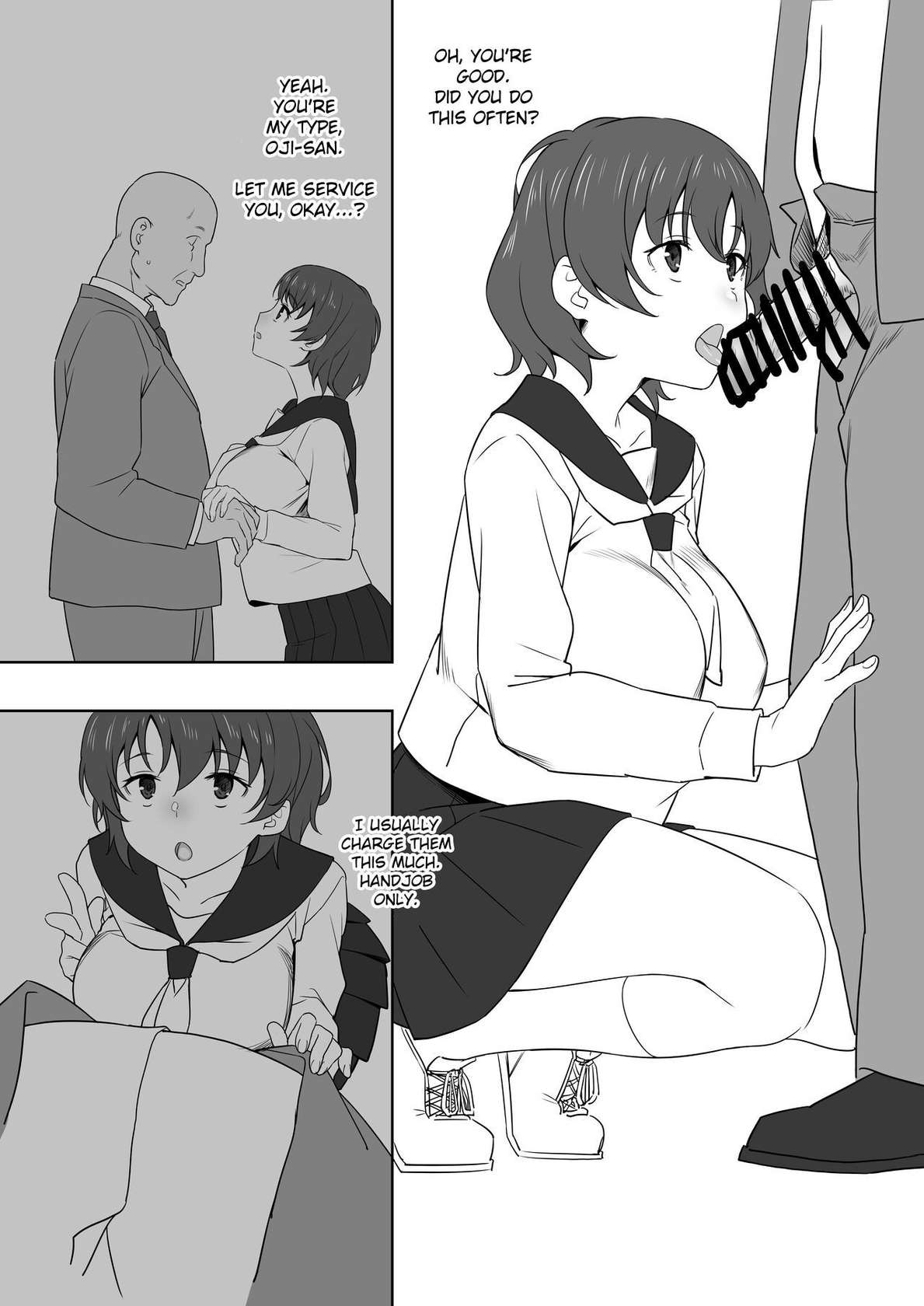 (C99) [Kamagabuchi (Hatanaka)] Schoolgirl and Old Man [English] [Gagak_Ireng]