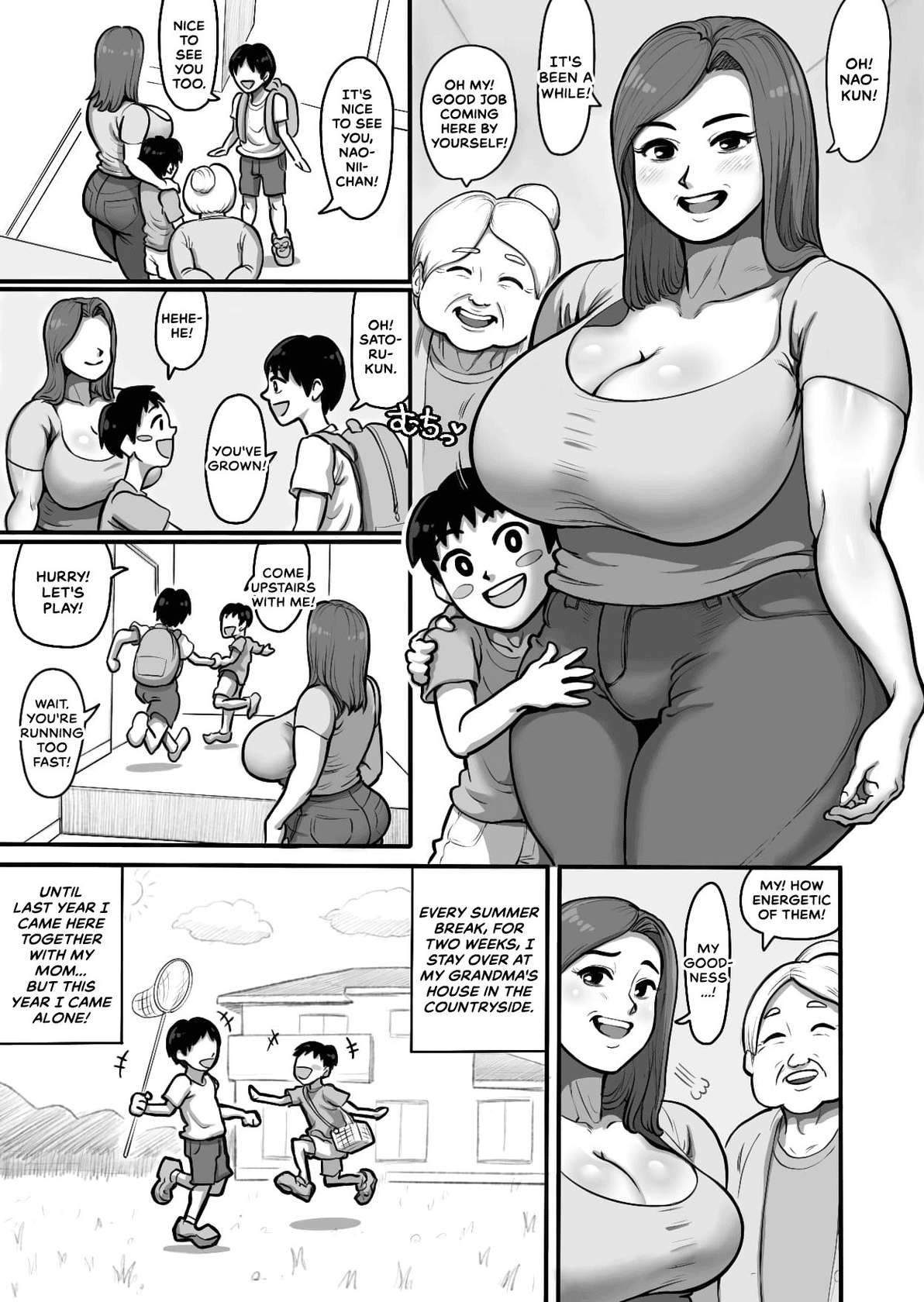 [Azami Donburi (Azamidon)] Shinseki no Ko to Koubi Suru Bakunyuu Oba (Extremely Busty Aunt Mates With Relative's Kid)