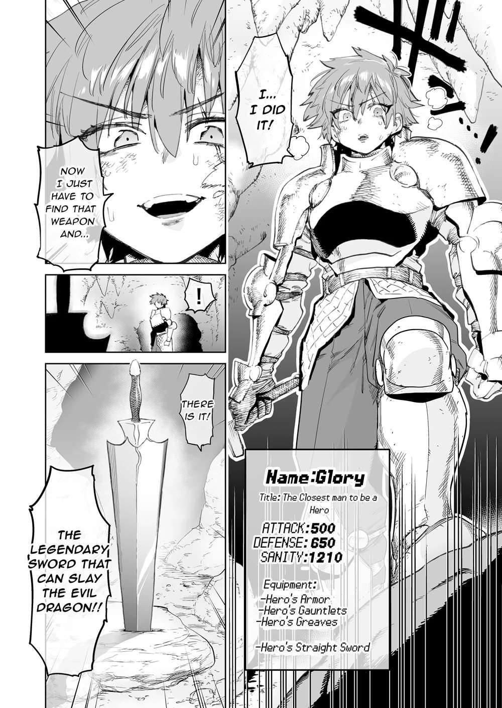 Boukensha Wa Mesuiki Suru Hodo Tsuyoku Naru Ga Baka Ni Naru Ken O Te Ni Ireta! [Oneshot]