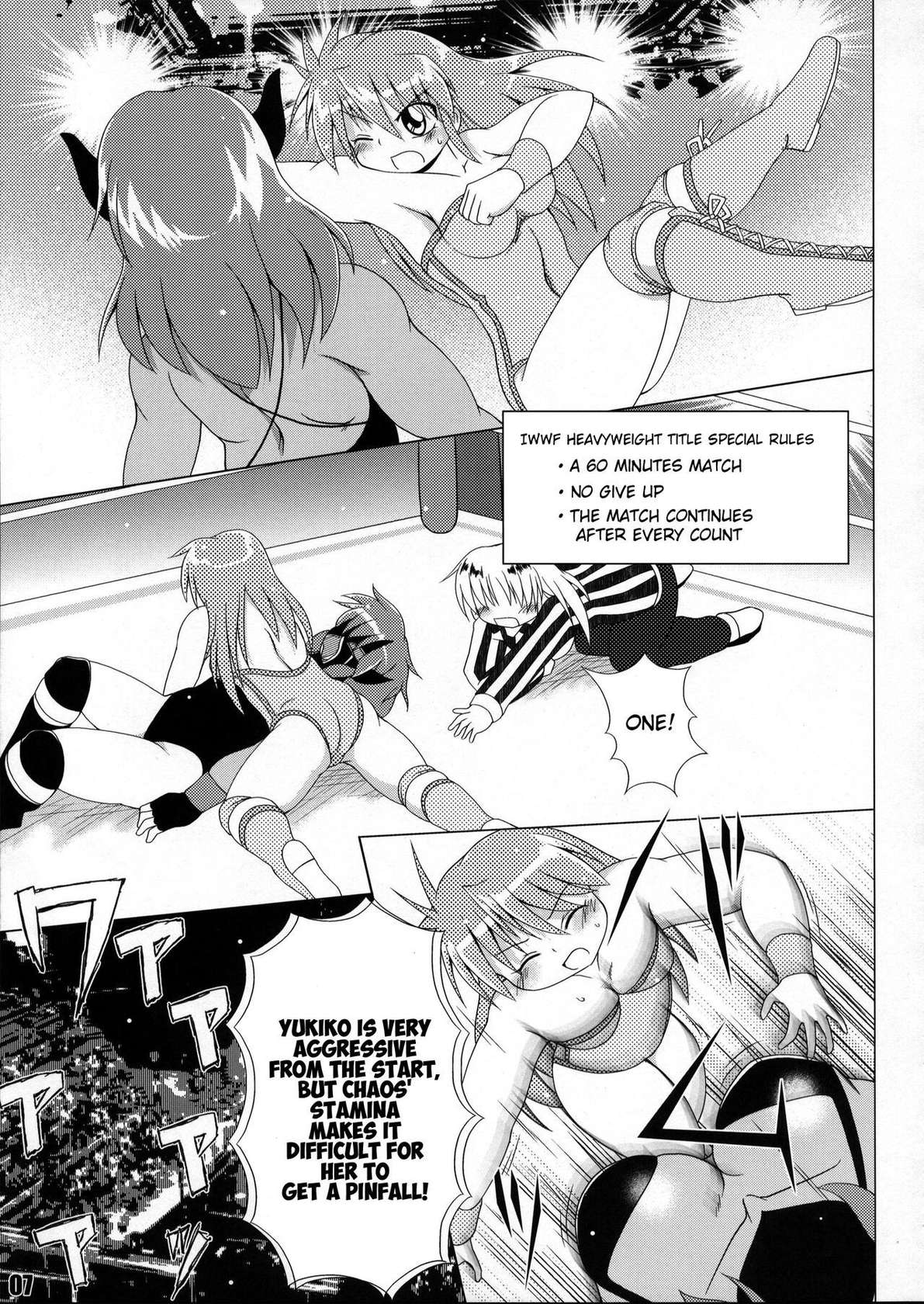 (COMIC1☆6) [Soket=Pocket (Soket)] Mighty Yukiko vs Dark Star Chaos (FALLIN' ANGELS4 (WRESTLE ANGELS))