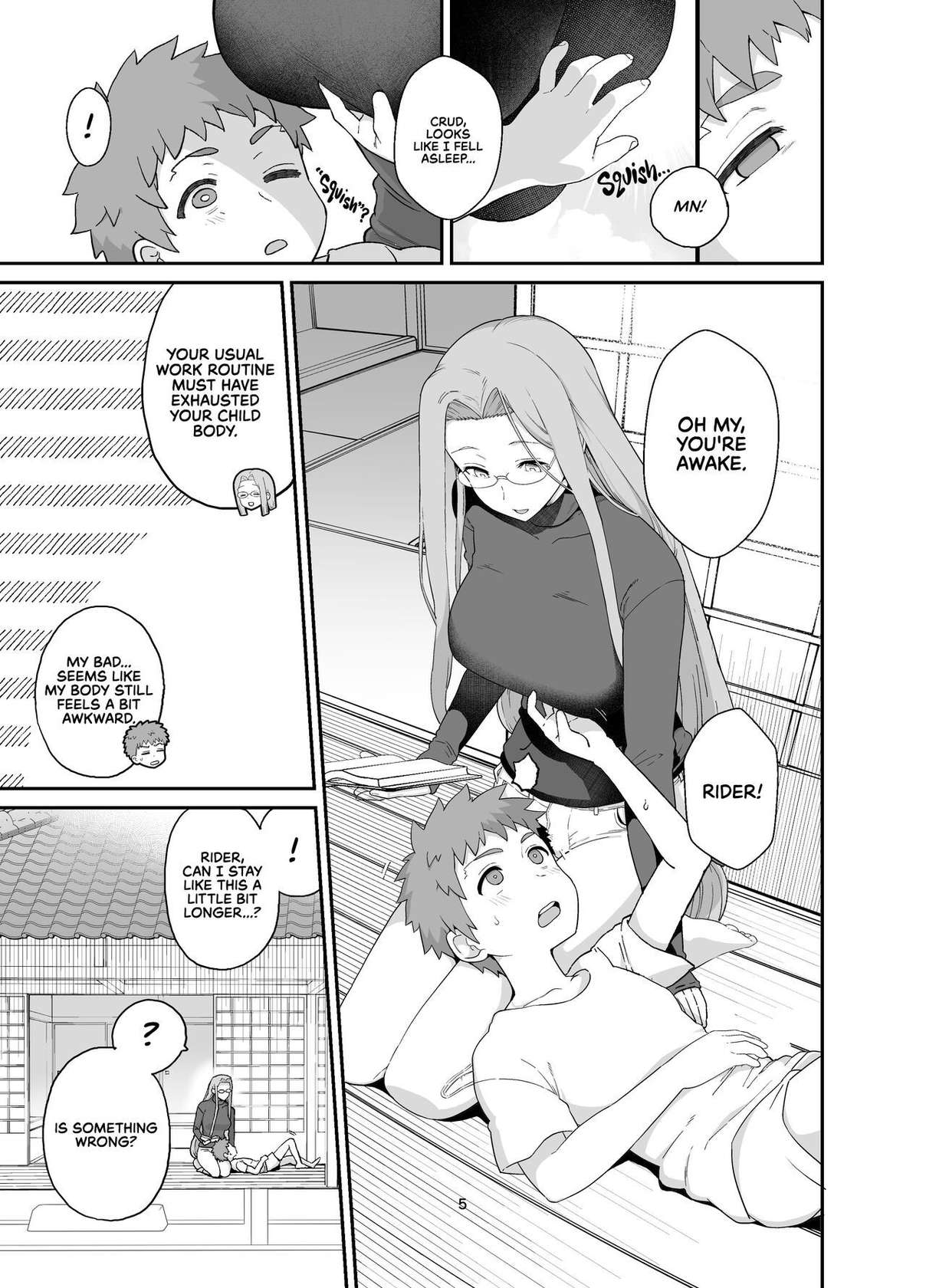 [Mochinchi (Mo)] Rider-san to Orusuban | Staying Home With Rider-san (Fate/stay night) [English] {RedLantern} [Digital]