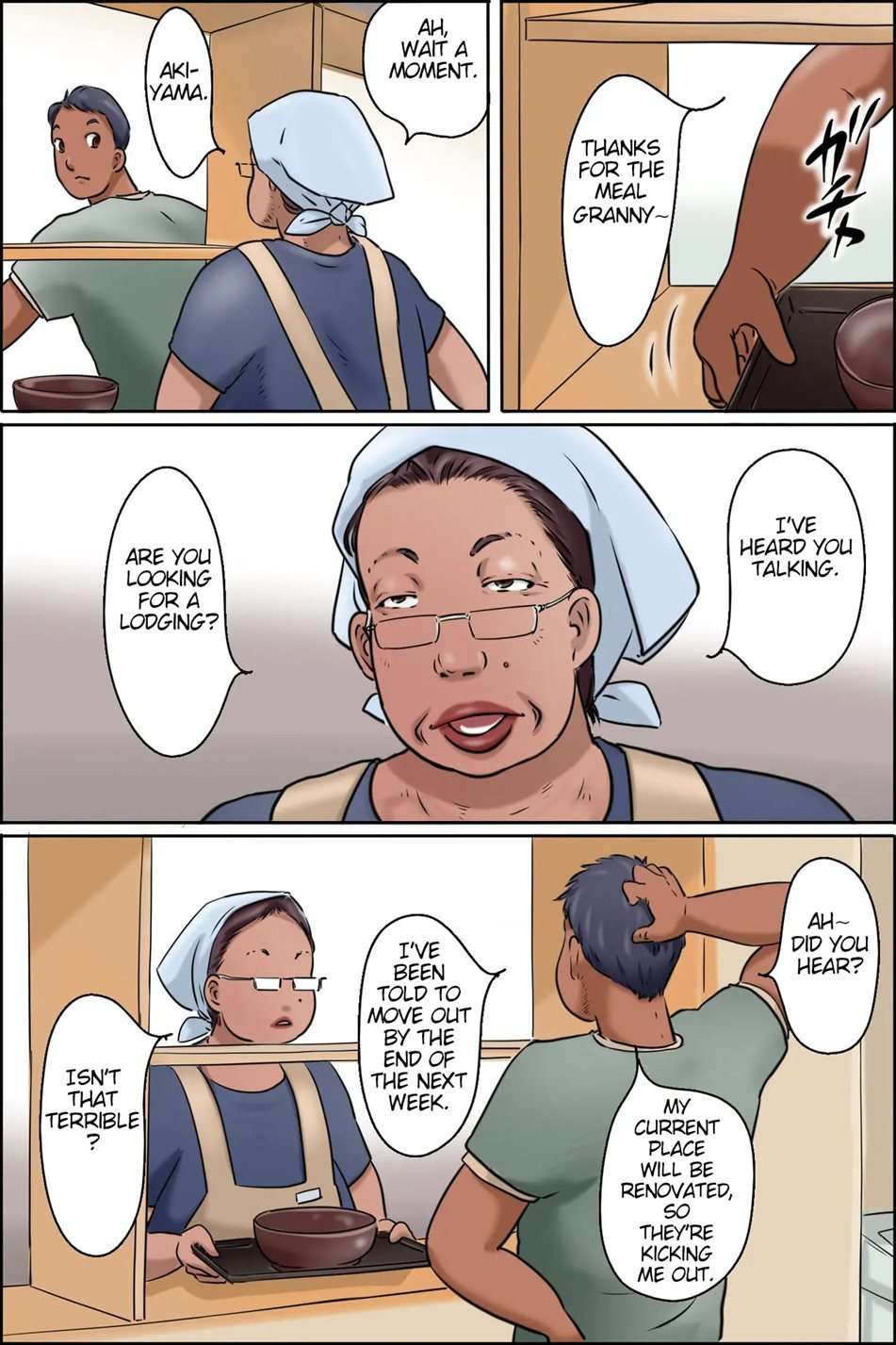 Gakushoku No Oba-chan Kakaku Hikaku-Granny From The School Cafeteria [Oneshot]