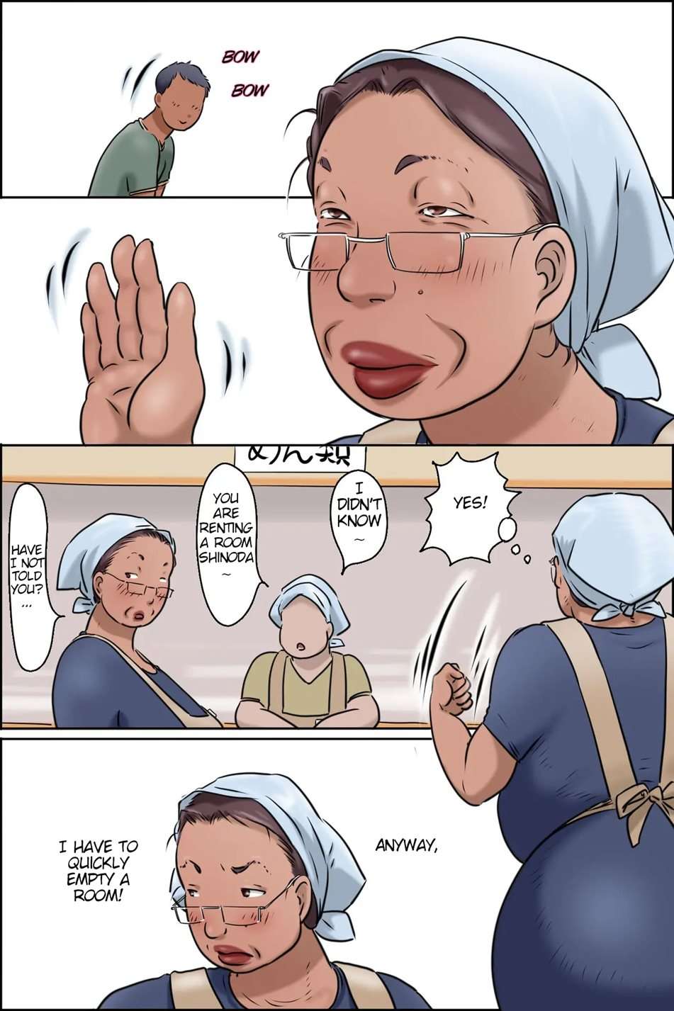 Gakushoku No Oba-chan Kakaku Hikaku-Granny From The School Cafeteria [Oneshot]