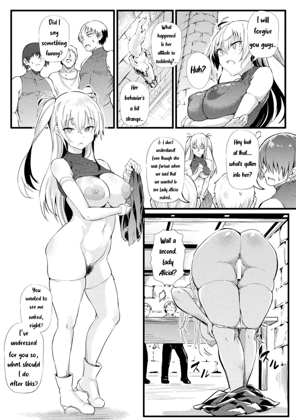 [Nusmusbim] Azdaroth no Kishi Alicia | Knight of Azdaroth Alicia (2D Comic Magazine Hyoui de! Saimin de! Heroine Inranka Daisakusen Vol. 1) [English] [bored_one28]