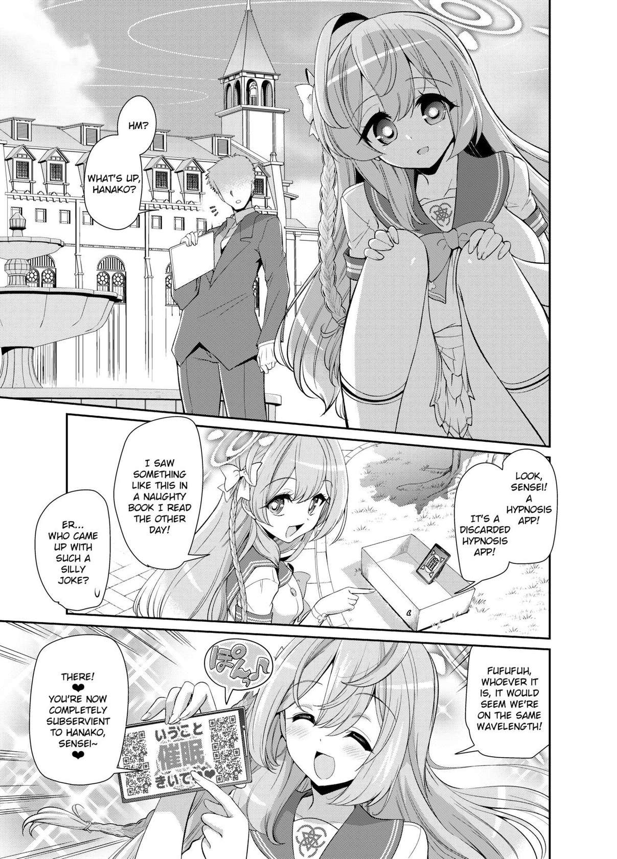 [Yokoshimaya. (Yokoshima Takemaru)] Sensei o Saimin shite Zenbu Shihai saretai Hanako-san | Hanako Wants to Hypnotize Sensei and be Dominated by Him (Blue Archive) [English] [Douzo Lad Translations]