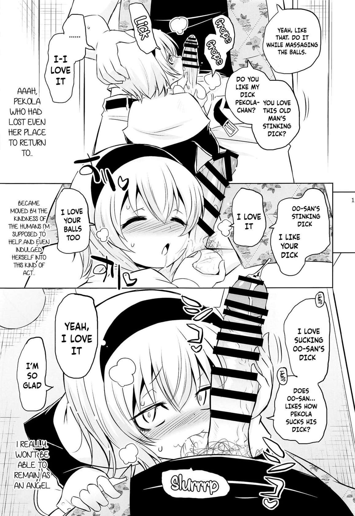 (C100) [Ororiya Enpitsudo (Murian)] Pekora-sama wa Datenshi. | Pekora-sama Is a Fallen Angel (Jashin-chan Dropkick) [English] {Doujins.com}