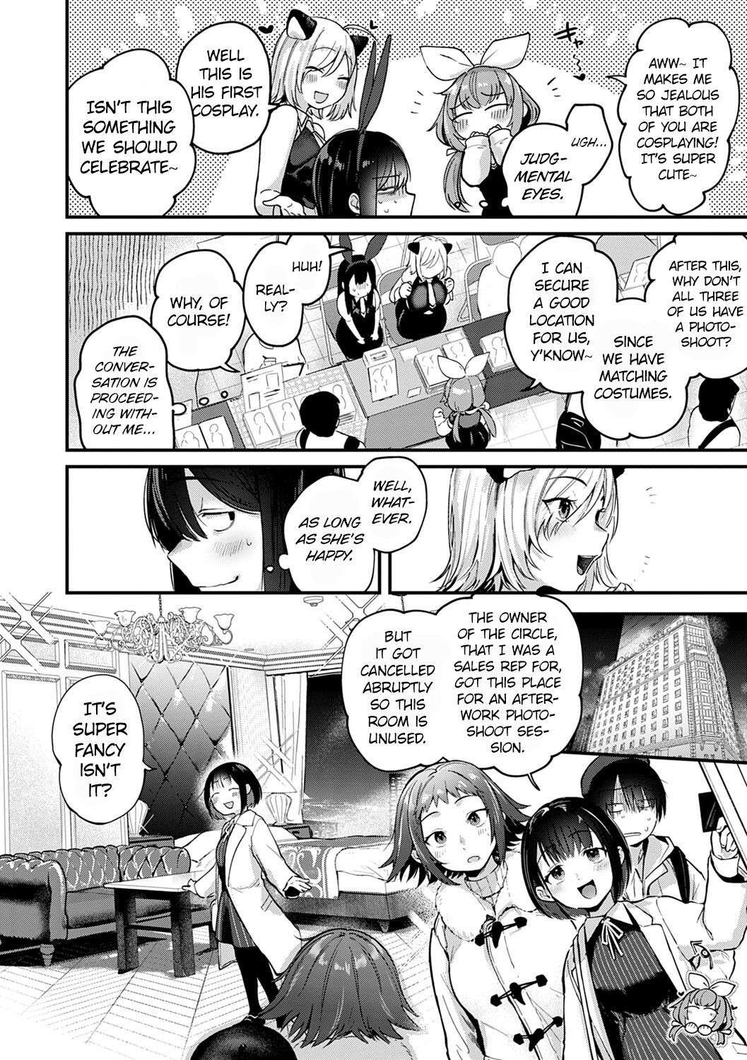 [Gosaiji] Do Doujin Artists Dream of Threesome Sex After Work? Doujin Sakka wa After 3P no Yume o Miru ka [English] [CHLOEVEIL] [Digital]