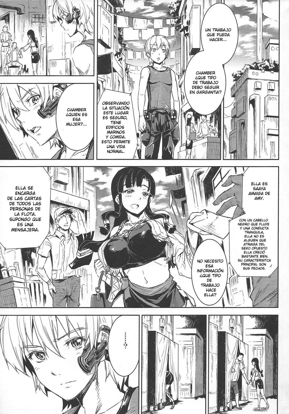 (C84) [ERECT TOUCH (Butcha U, Erect Sawaru, Mizuryuu Kei)] COMIC Gargan-ten (Suisei no Gargantia) [Spanish]