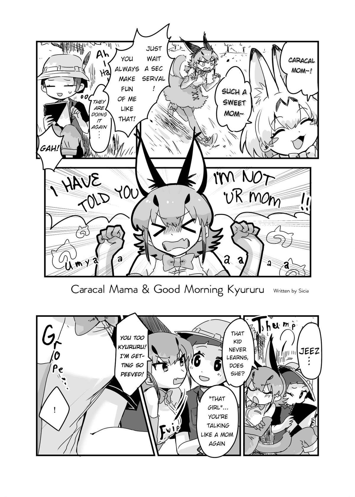 [Sisikemo & Takami Masahiro] Caracal Mama & Good Morning Kyururu